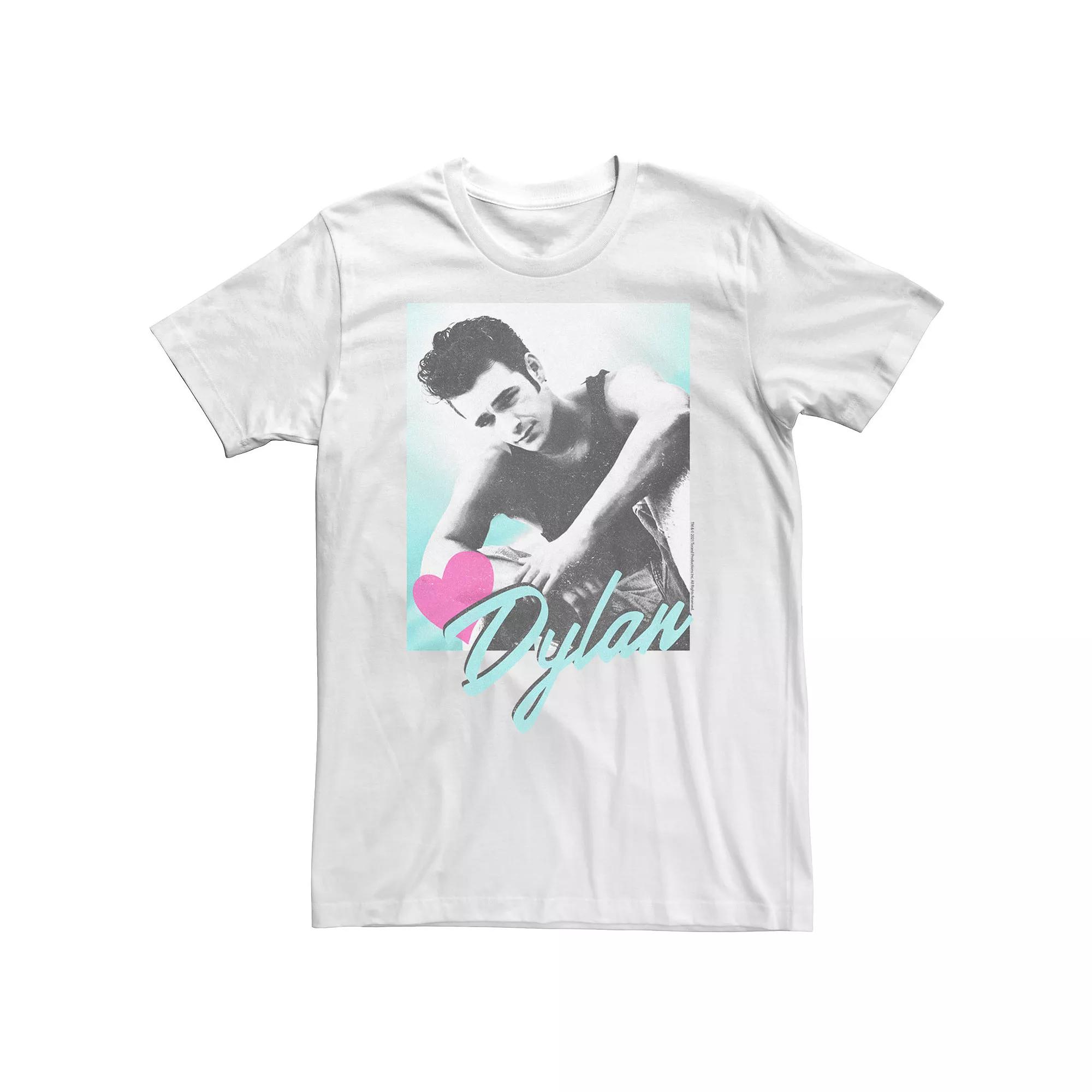 Big & Tall Beverly Hills 90210 Dylan McKay Heart Portrait Tee, Men's,  Product Image