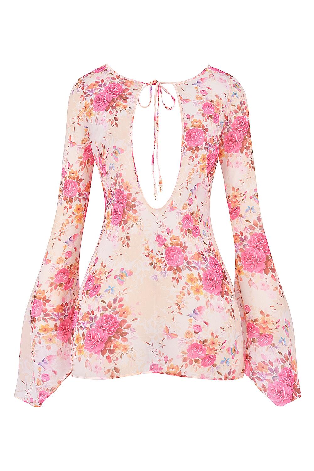 Oceana  floral print beach cover up Product Image