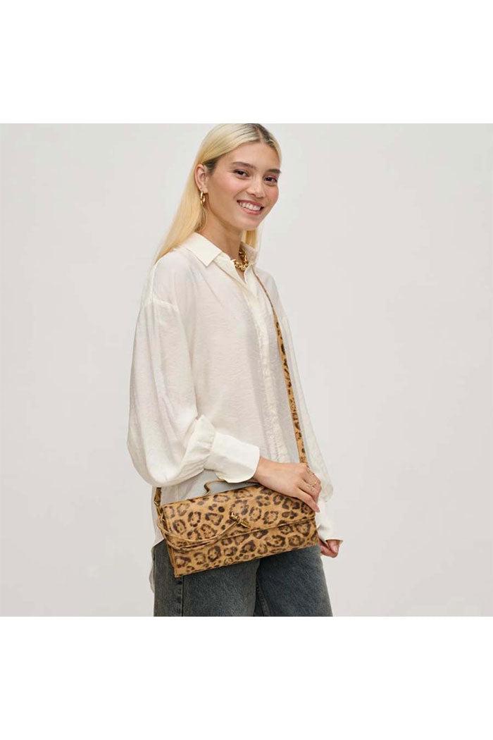 Animal Print East West Clutch Crossbody Product Image