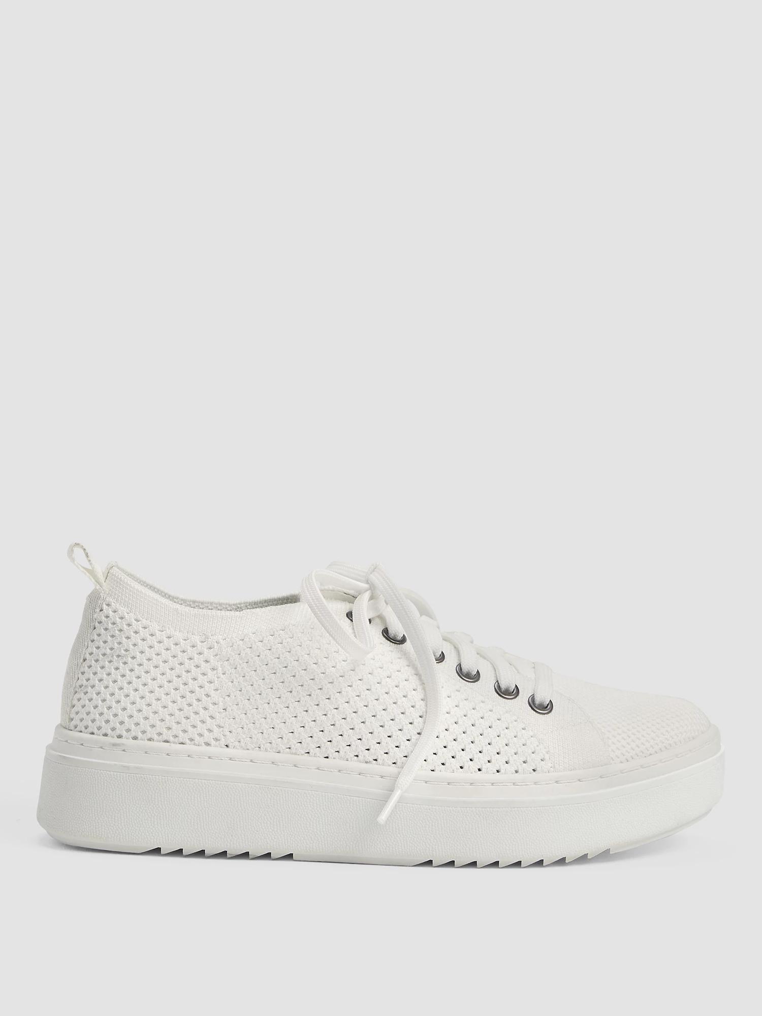 Peris Recycled Stretch Knit Wedge Sneaker Product Image