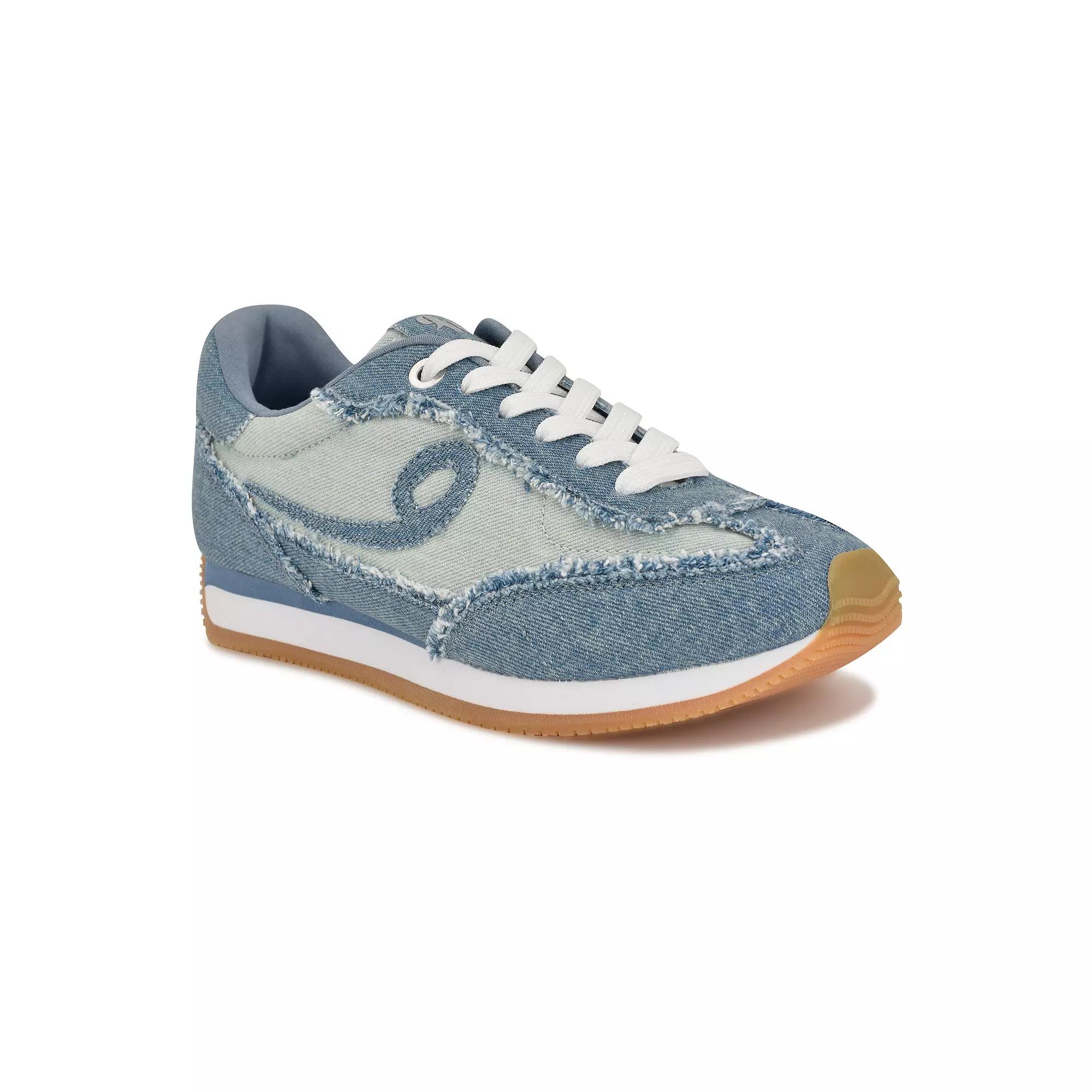 Nine West Fivo Women's Casual Lace-Up Round Toe Sneakers,  Product Image