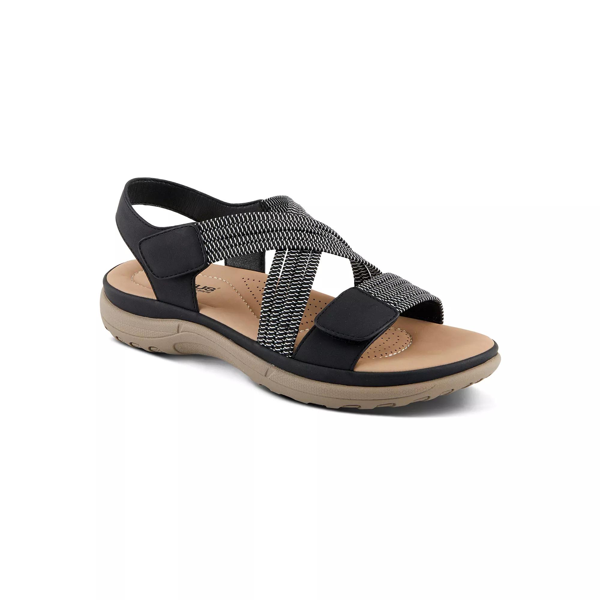 Flexus by Spring Step Crossbeam Women's Sport Sandals, Size: 36, Black Product Image