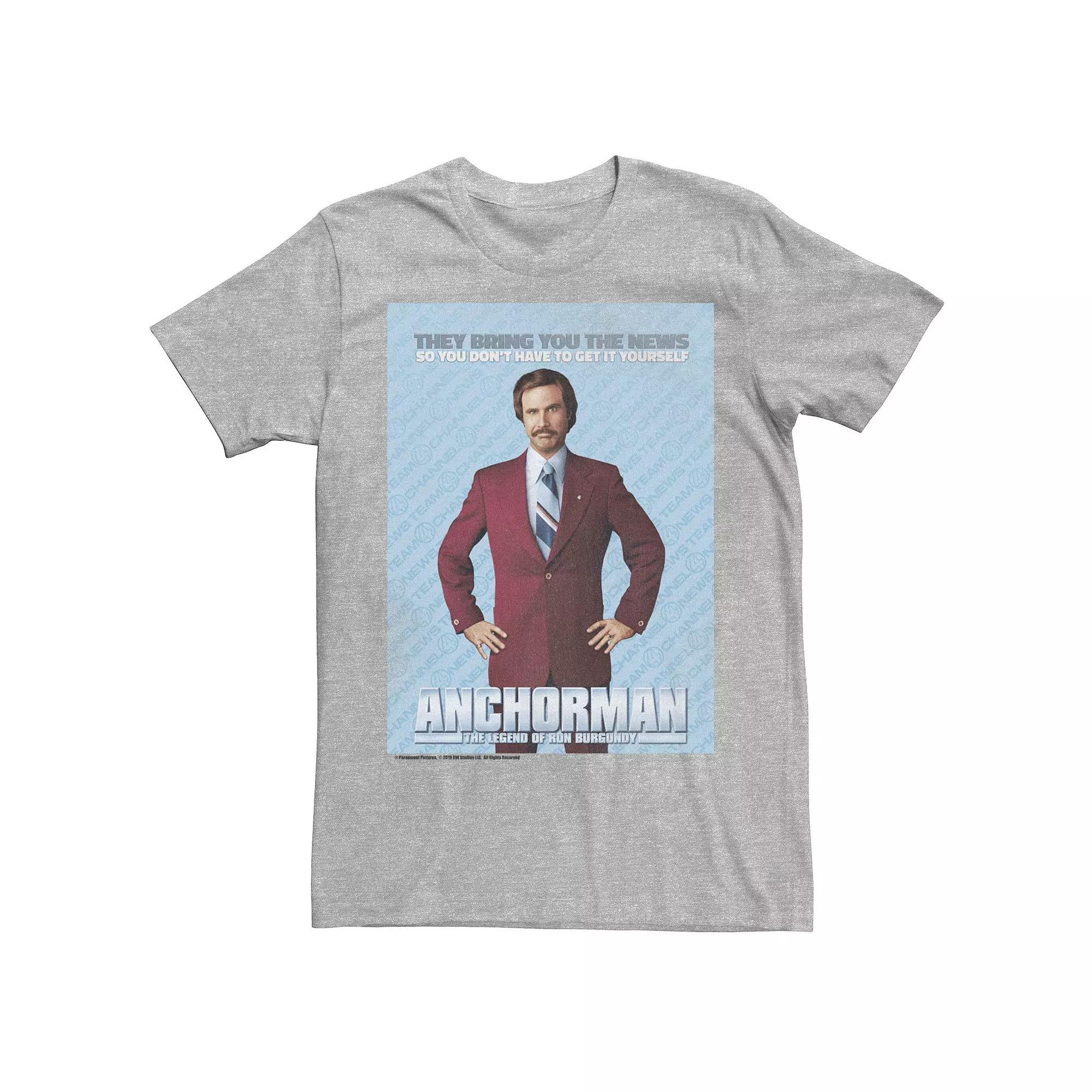 Men's Anchorman Movie Poster Tee,  Product Image