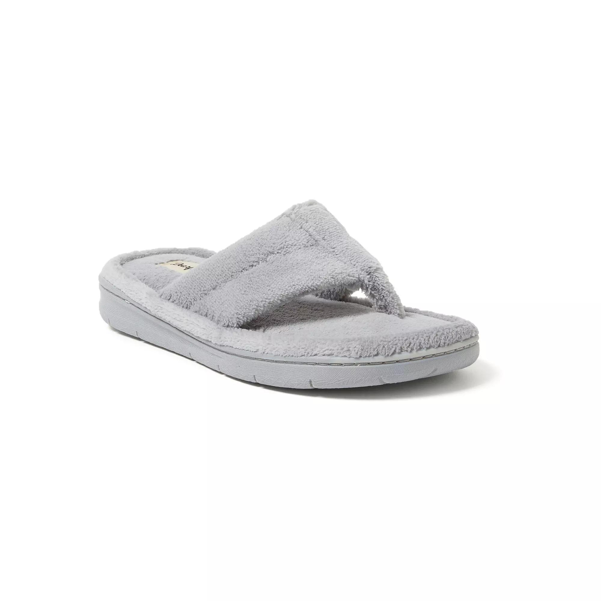 Women's Dearfoams Wrenley Terry Thong Slippers,  Product Image