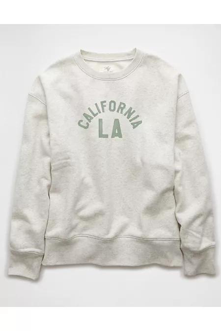 AE Everyday Luxe Destination Graphic Crew Neck Sweatshirt Women's Product Image