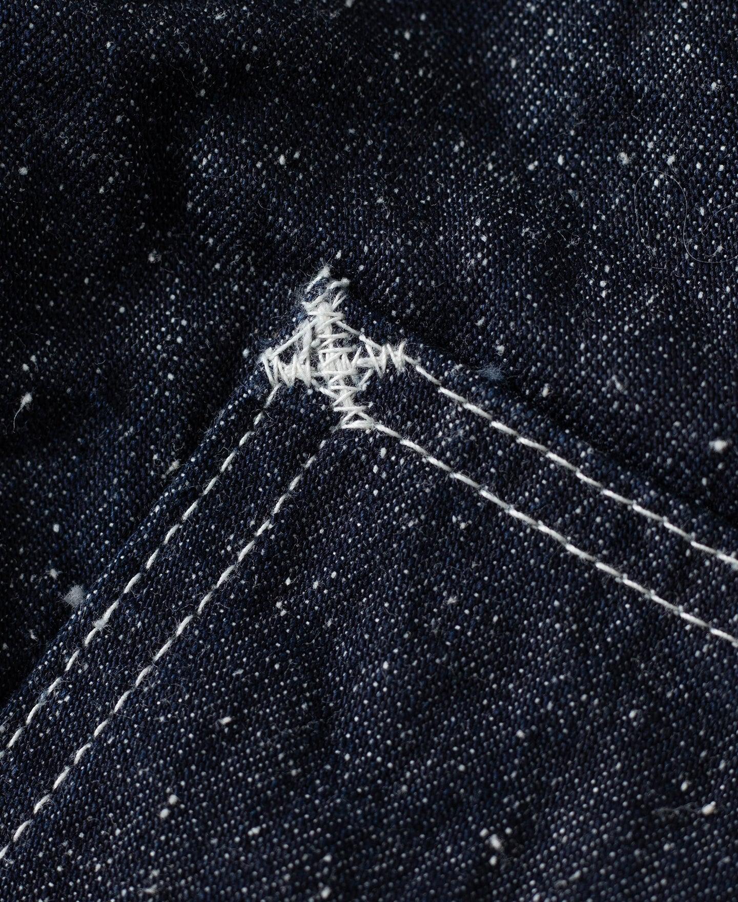 Slub Pearl Yarn Indigo Denim Carpenter Pants Product Image