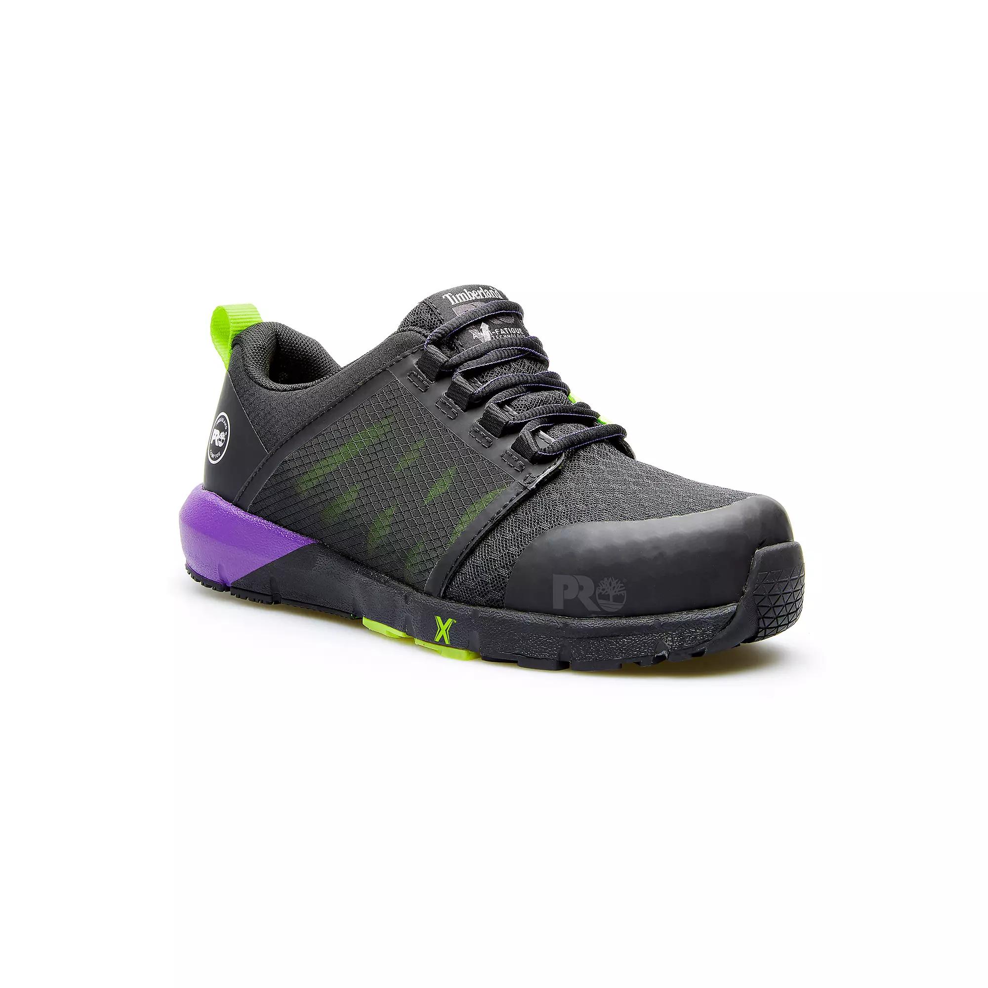Timberland PRO Radius Women's Composite-Toe Work Shoes, Size: 6.5 Wide, Black Purple Product Image