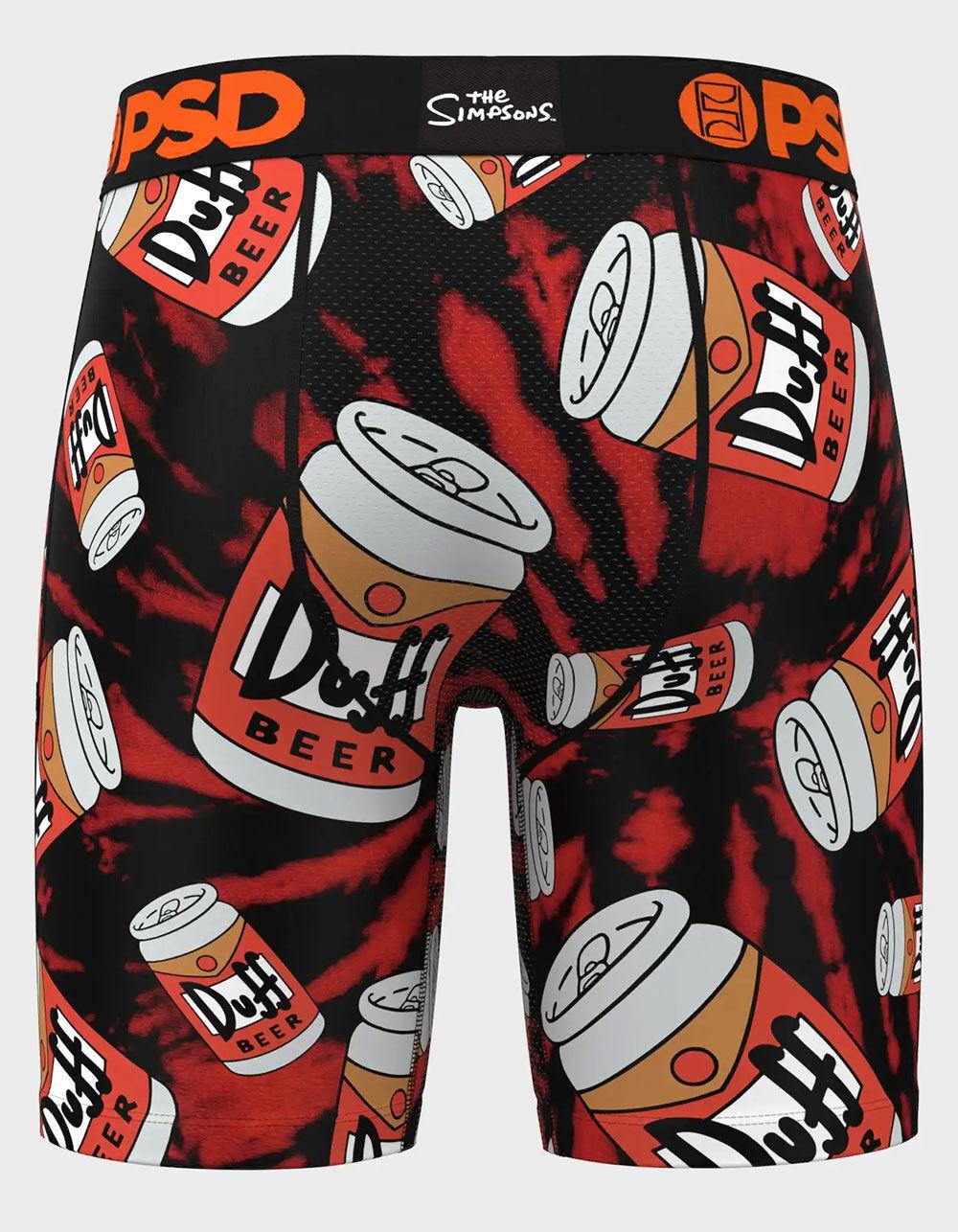PSD x The Simpsons Duff Beer Mens Boxer Briefs - MULTI Product Image