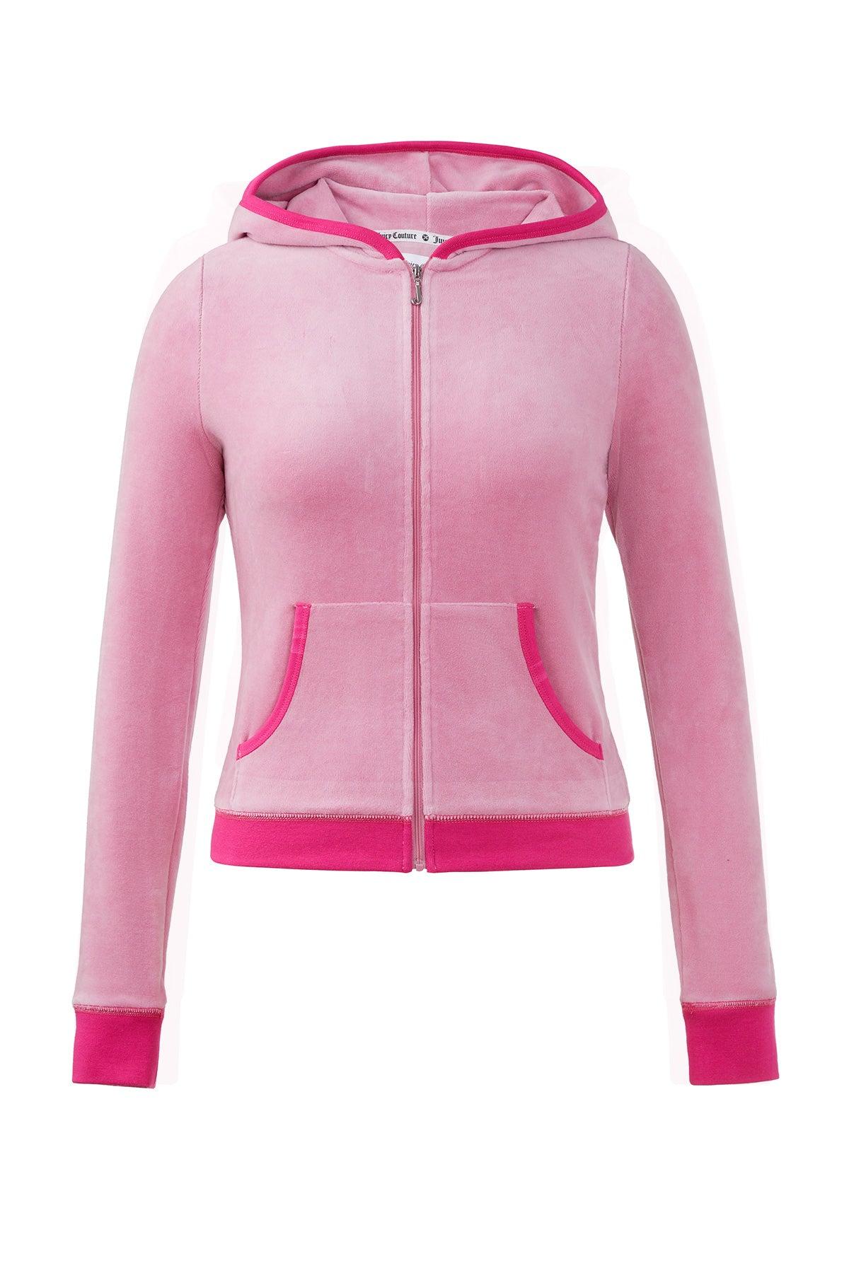 Sweetheart Cotton Velour Hoodie Product Image