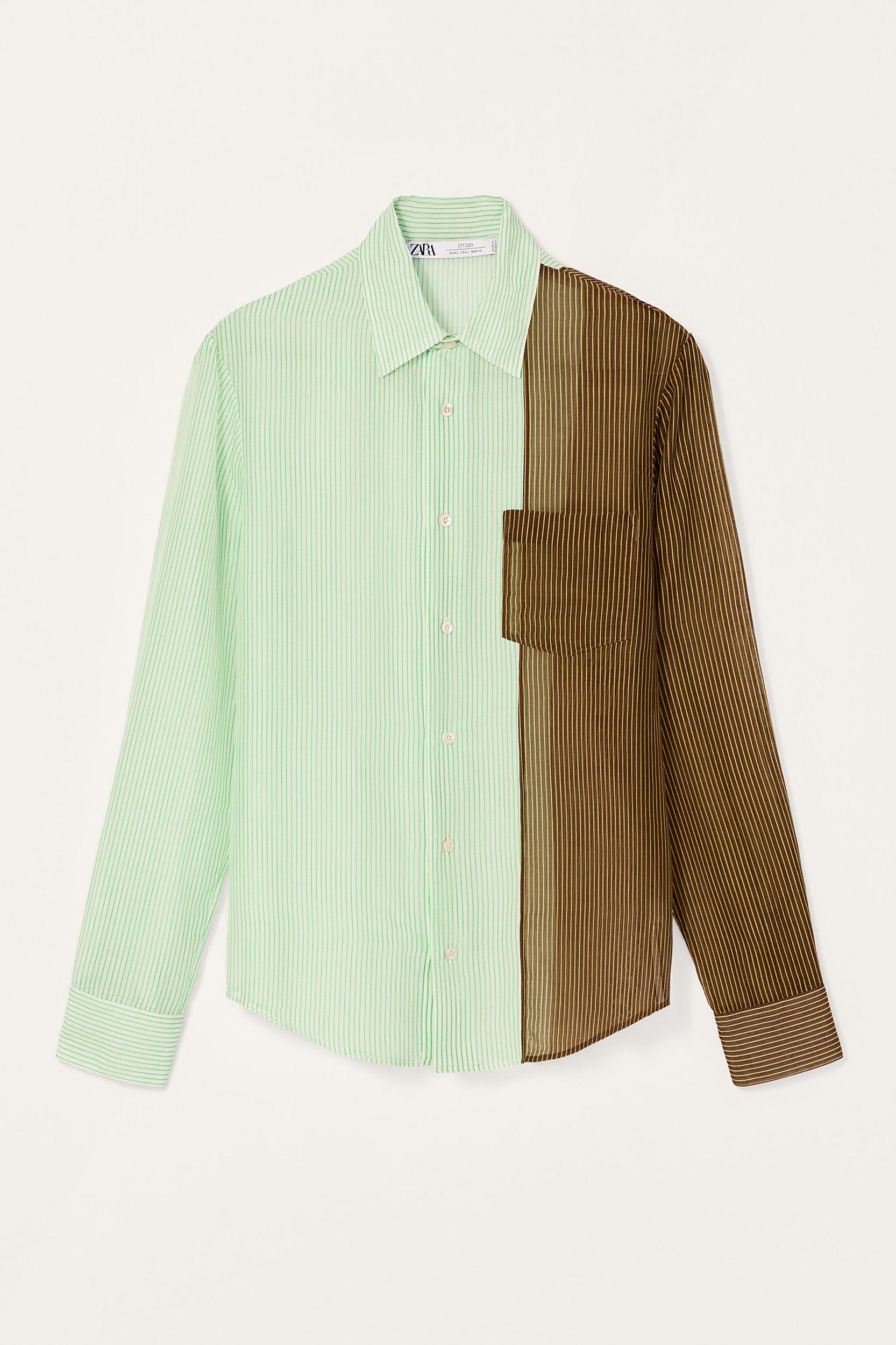 LIMITED EDITION STRIPED COLOR BLOCK SHIRT Product Image