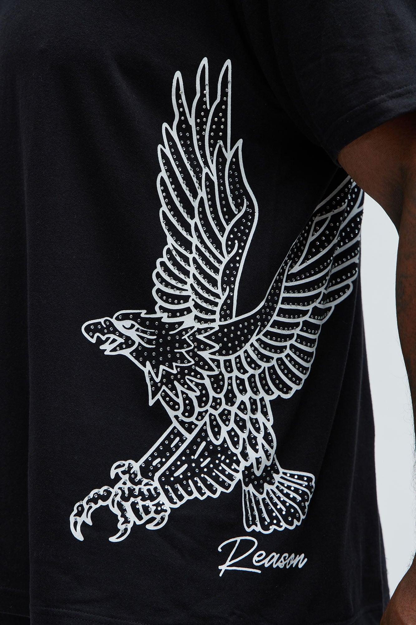 Fly Higher Shine Brighter Short Sleeve Tee - Black Product Image