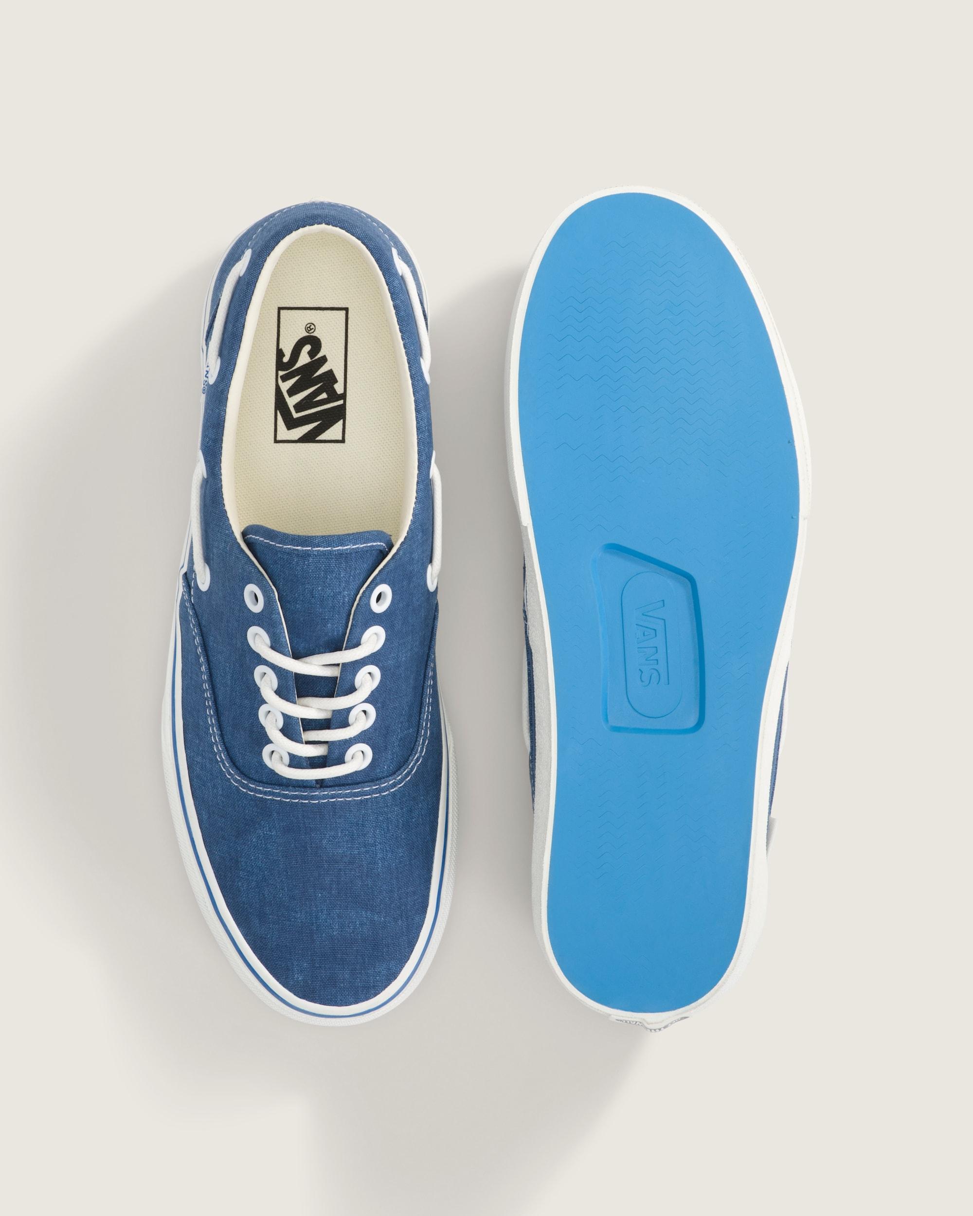 Authentic Boat Shoe in Navy Blue / Marshmallow White| Vans US Product Image