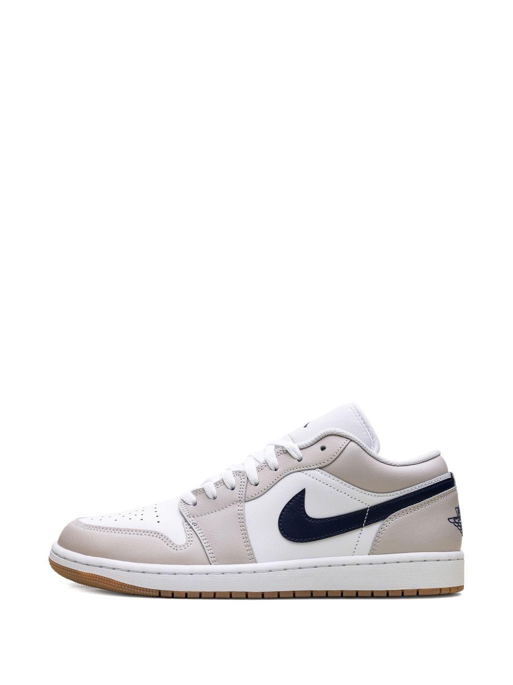 Jordan 1 Low "Midnight Navy/Neutral Grey" sneakers Product Image