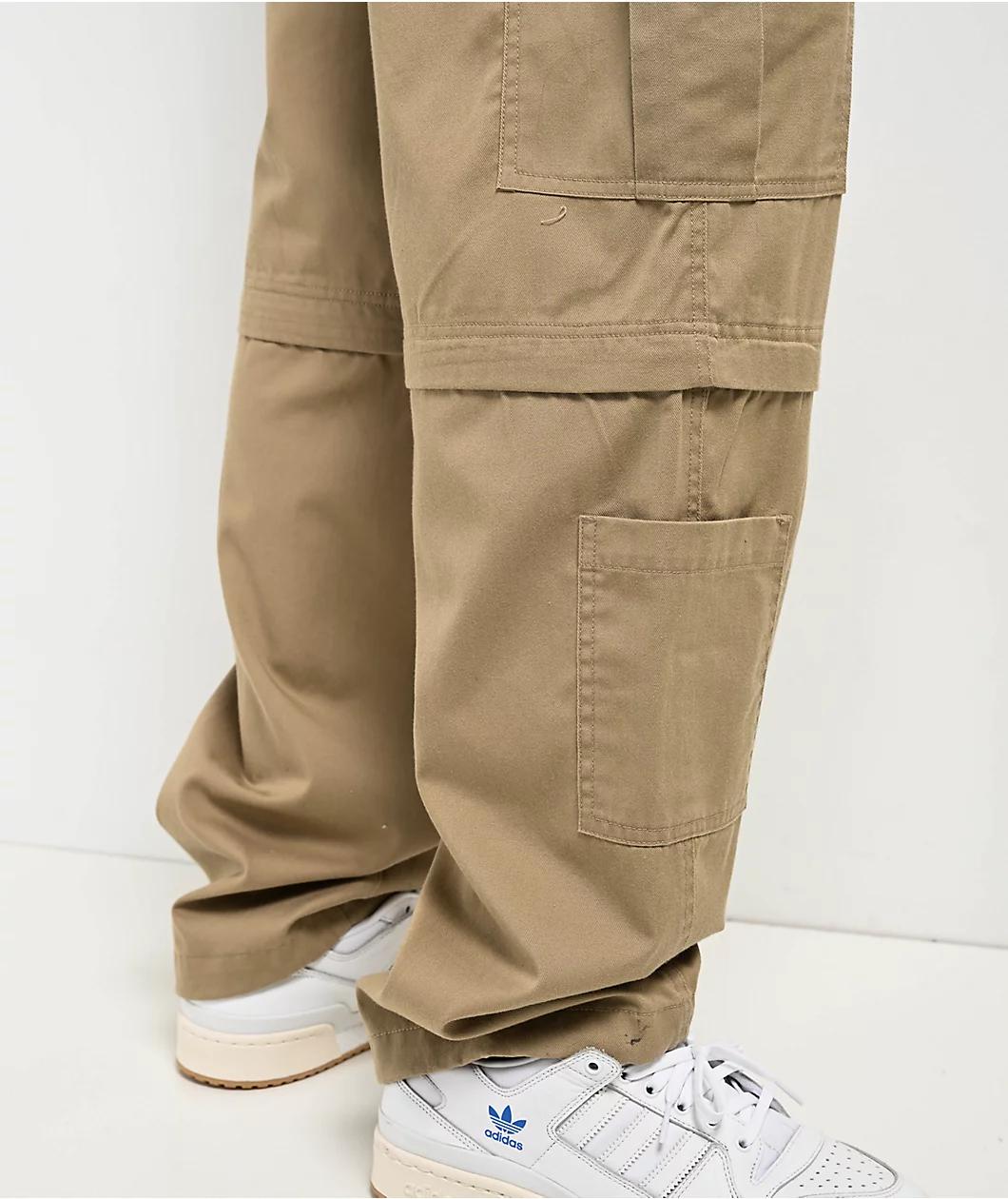 Empyre Khaki Zip Off Cargo Skate Pants Product Image