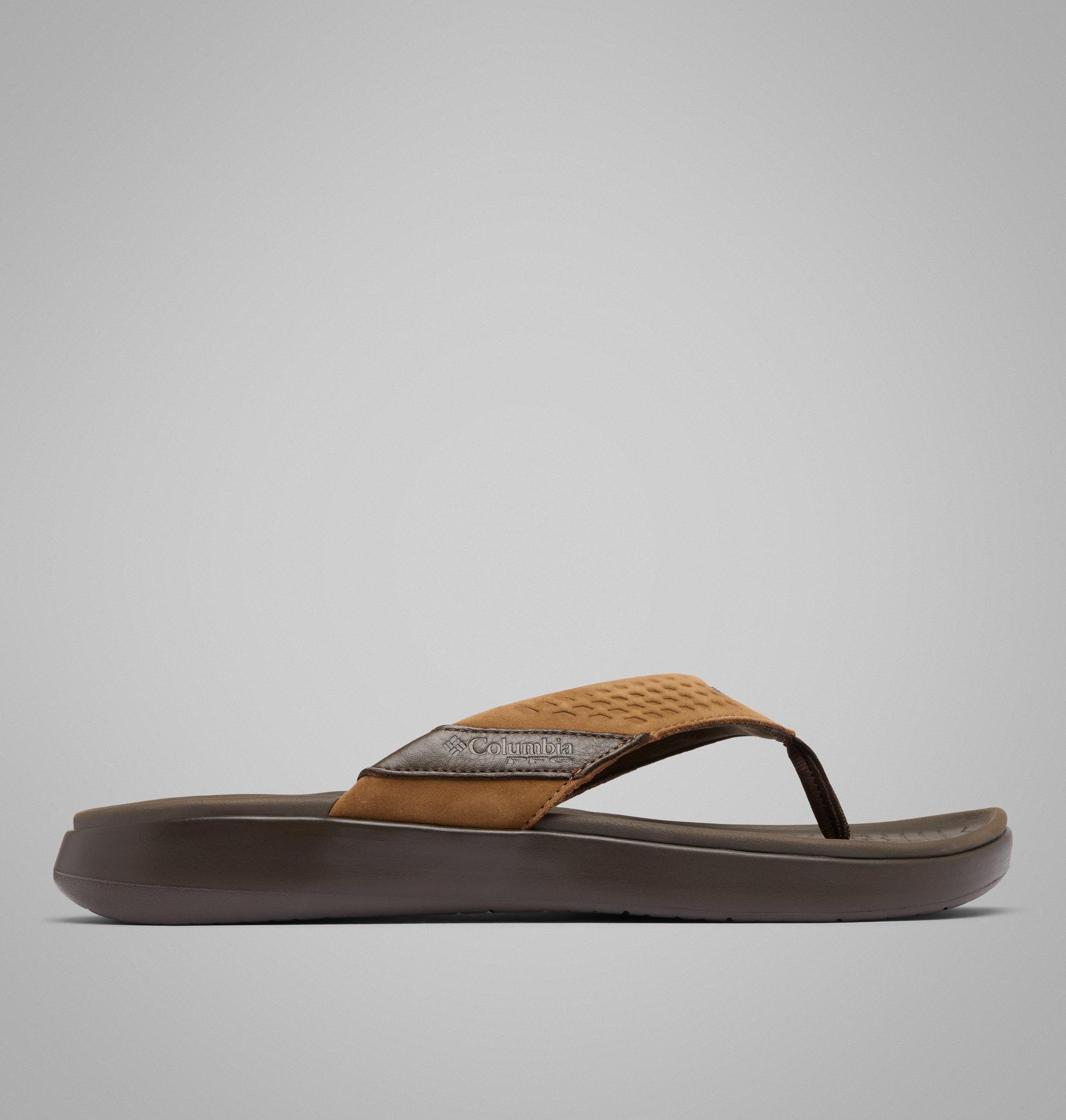 Columbia Mens Boatside Leather Flip Flop- Product Image