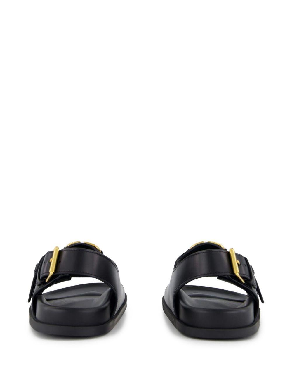 VLogo Signature buckle-detail sandals Product Image