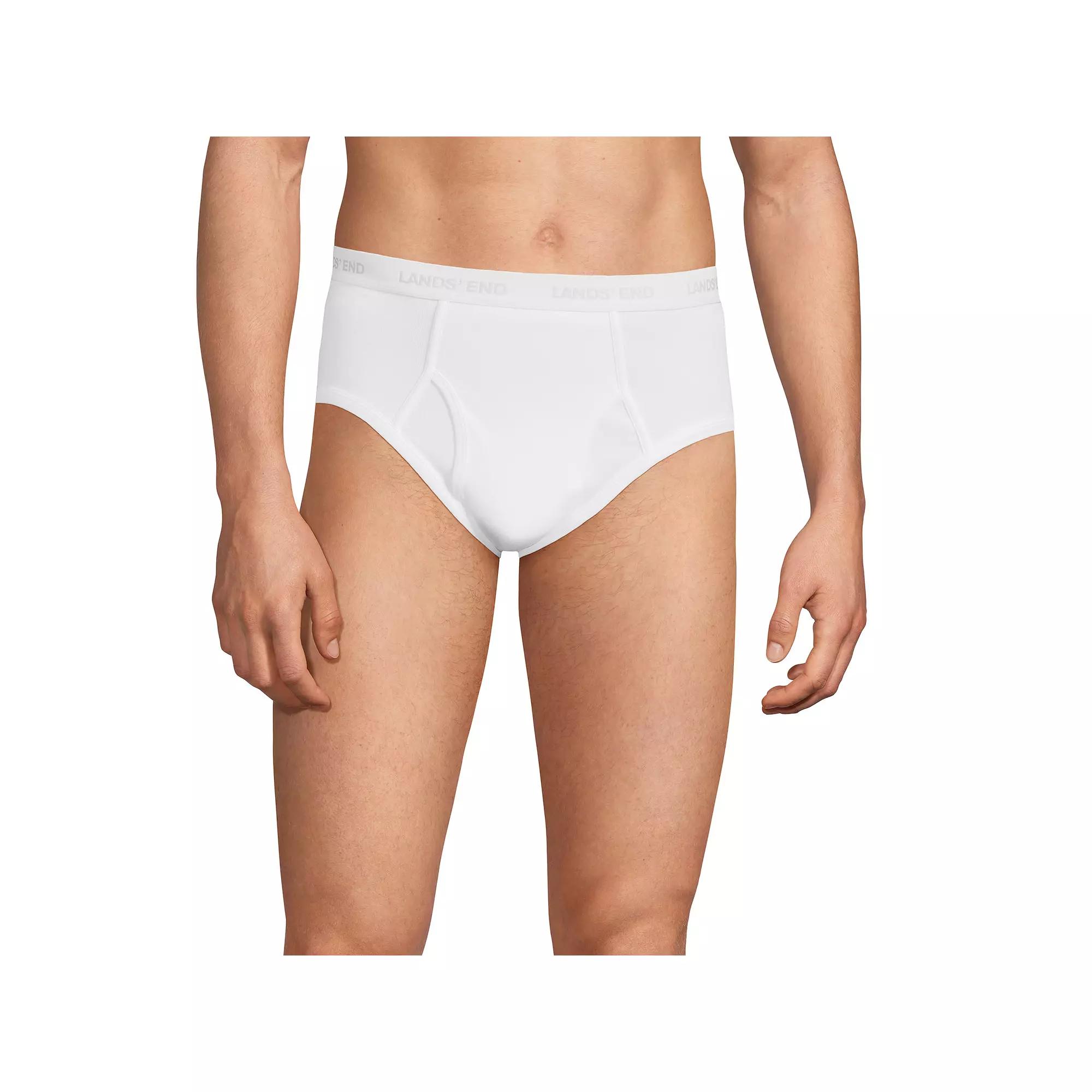 Men's Lands' End 3-Pack Knit Briefs,  Product Image