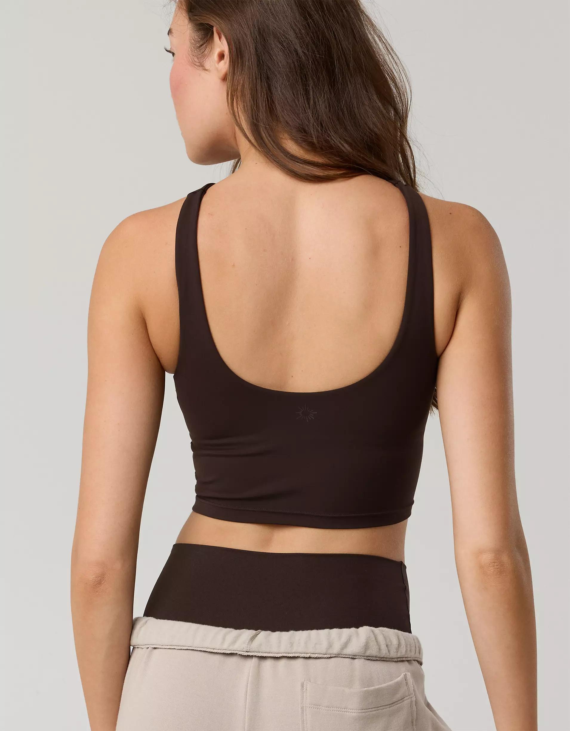 OFFLINE By Aerie Real Me XTRA Criss Cross High Neck Sports Bra Product Image
