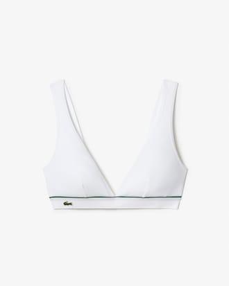 Ribbed Cotton Triangle Bralette Product Image