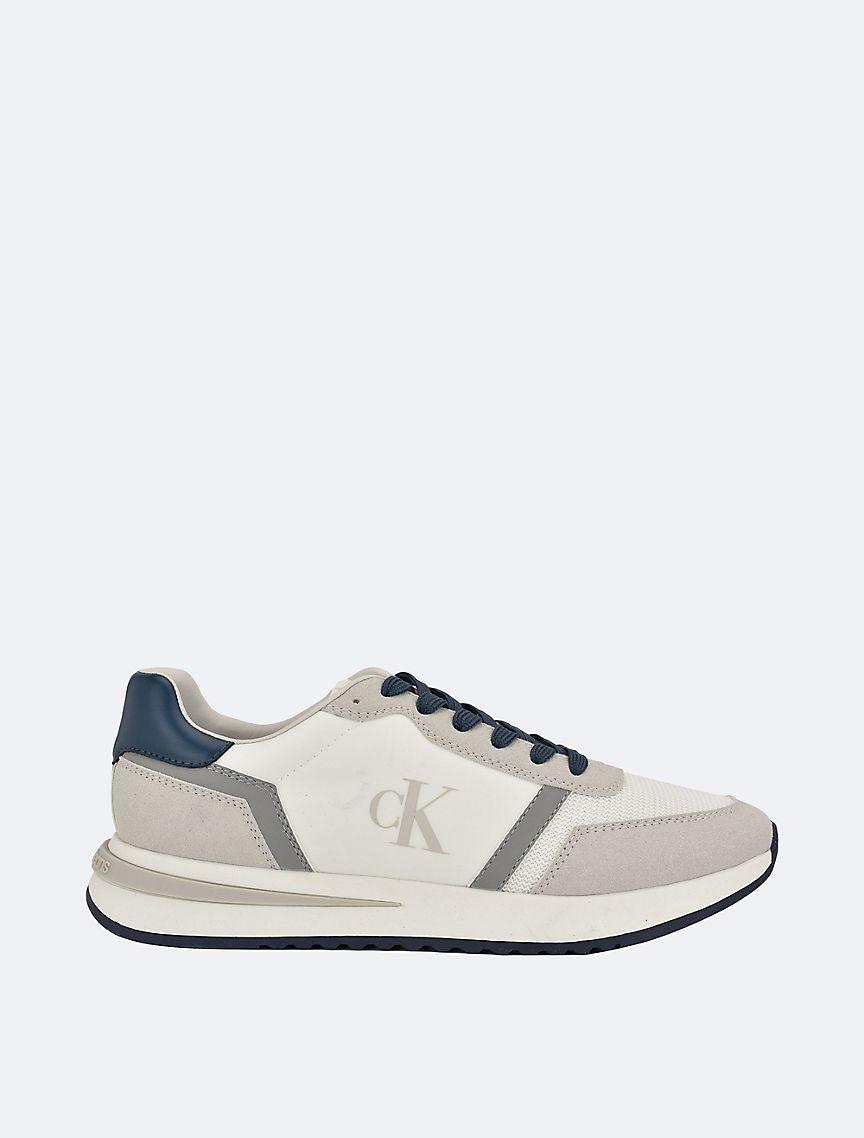 Calvin Klein Mens Mens Picio Monogram Sneaker - Grey Product Image