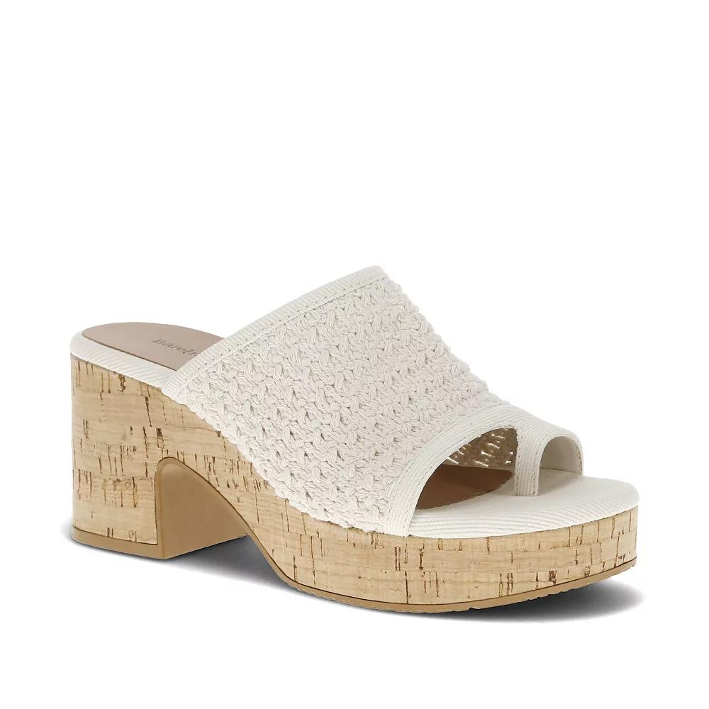 Baretraps Maia Block Women's Heel Sandals, Size: 6, Natural Product Image