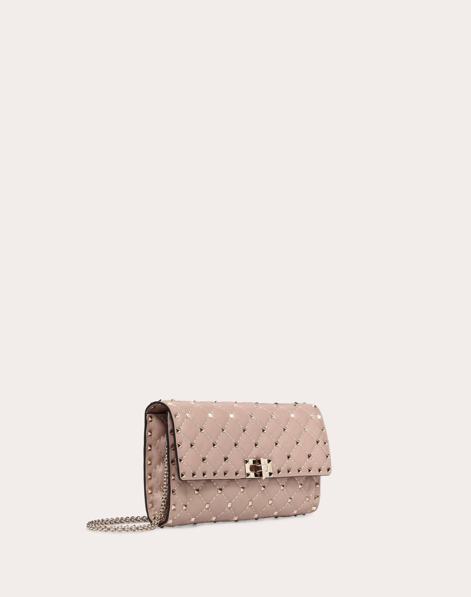 Rockstud Spike Nappa Leather Crossbody Clutch Bag Product Image