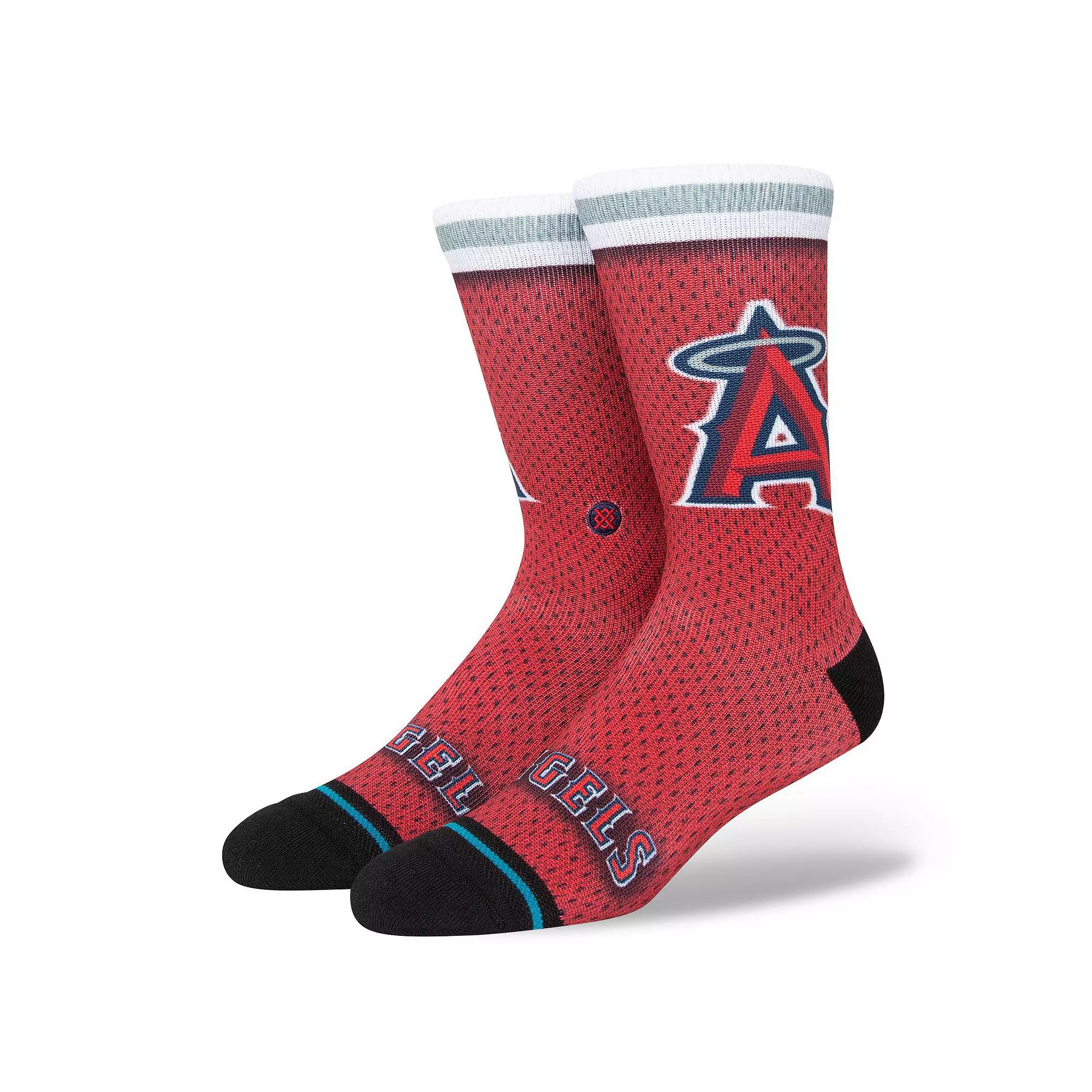 Men's Stance Los Angeles Angels Jersey Crew Socks,  Product Image