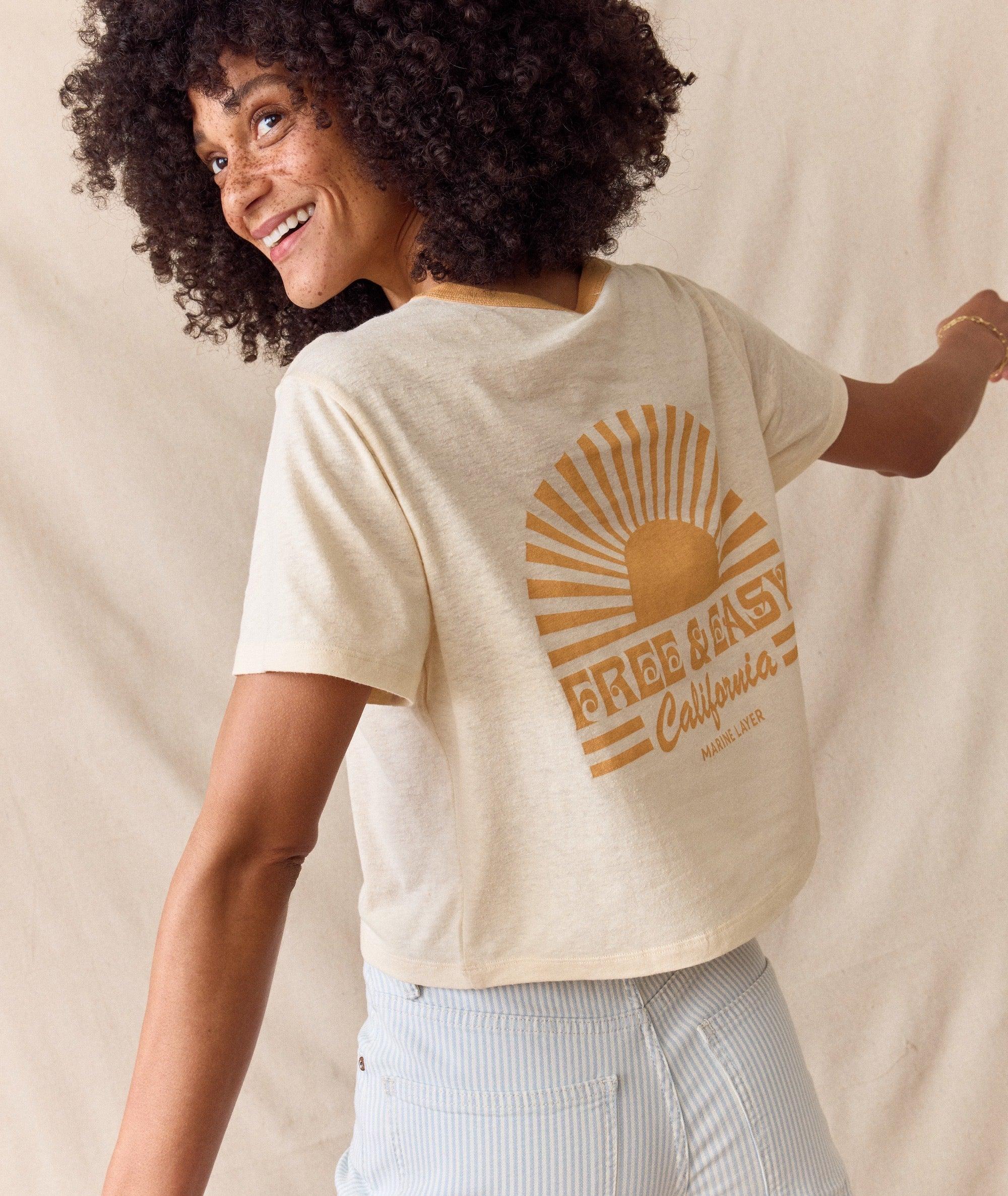 ML x Free & Easy Crop Graphic Tee Product Image