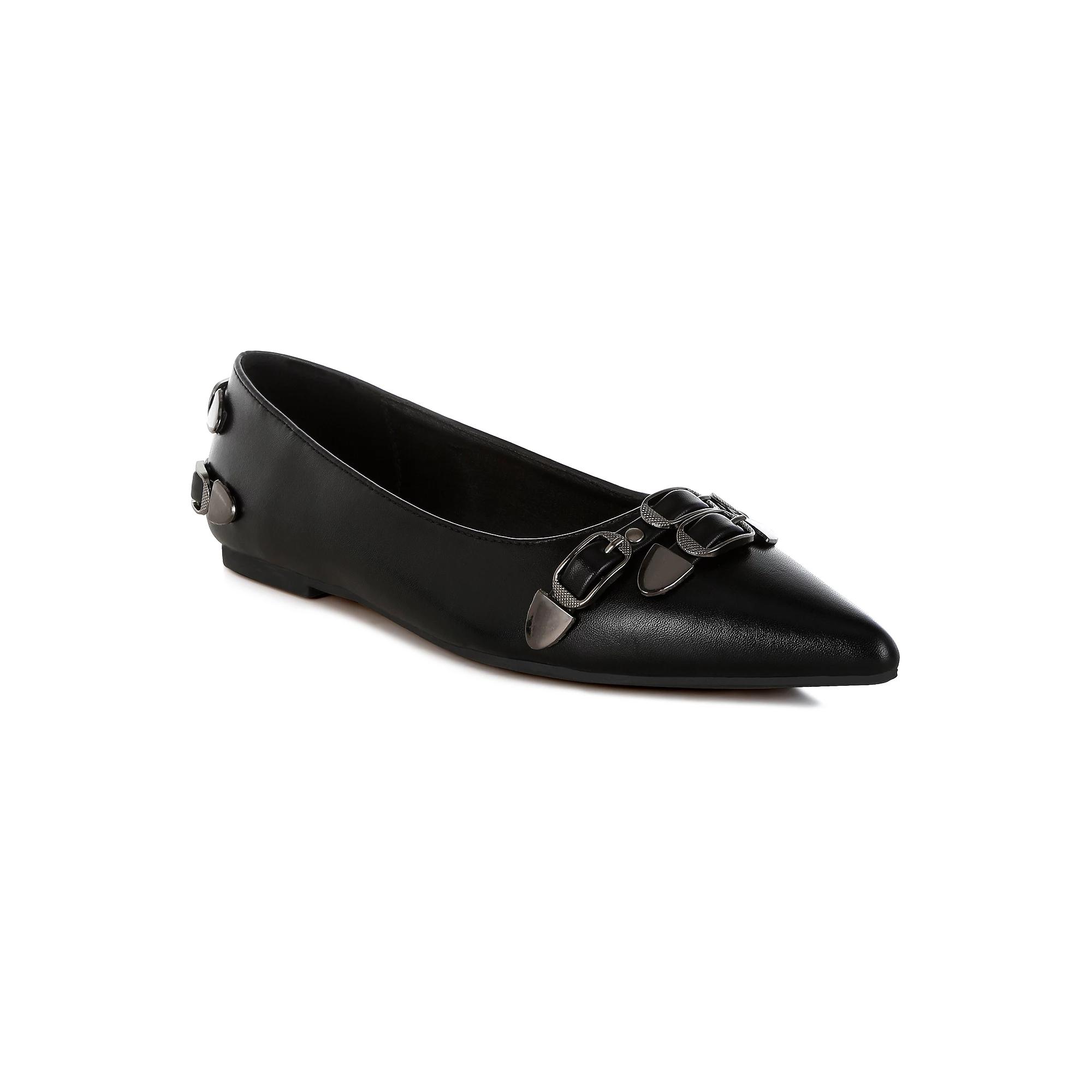 London Rag Ballerinas Women's Flats, Size: 8.5, Black Product Image