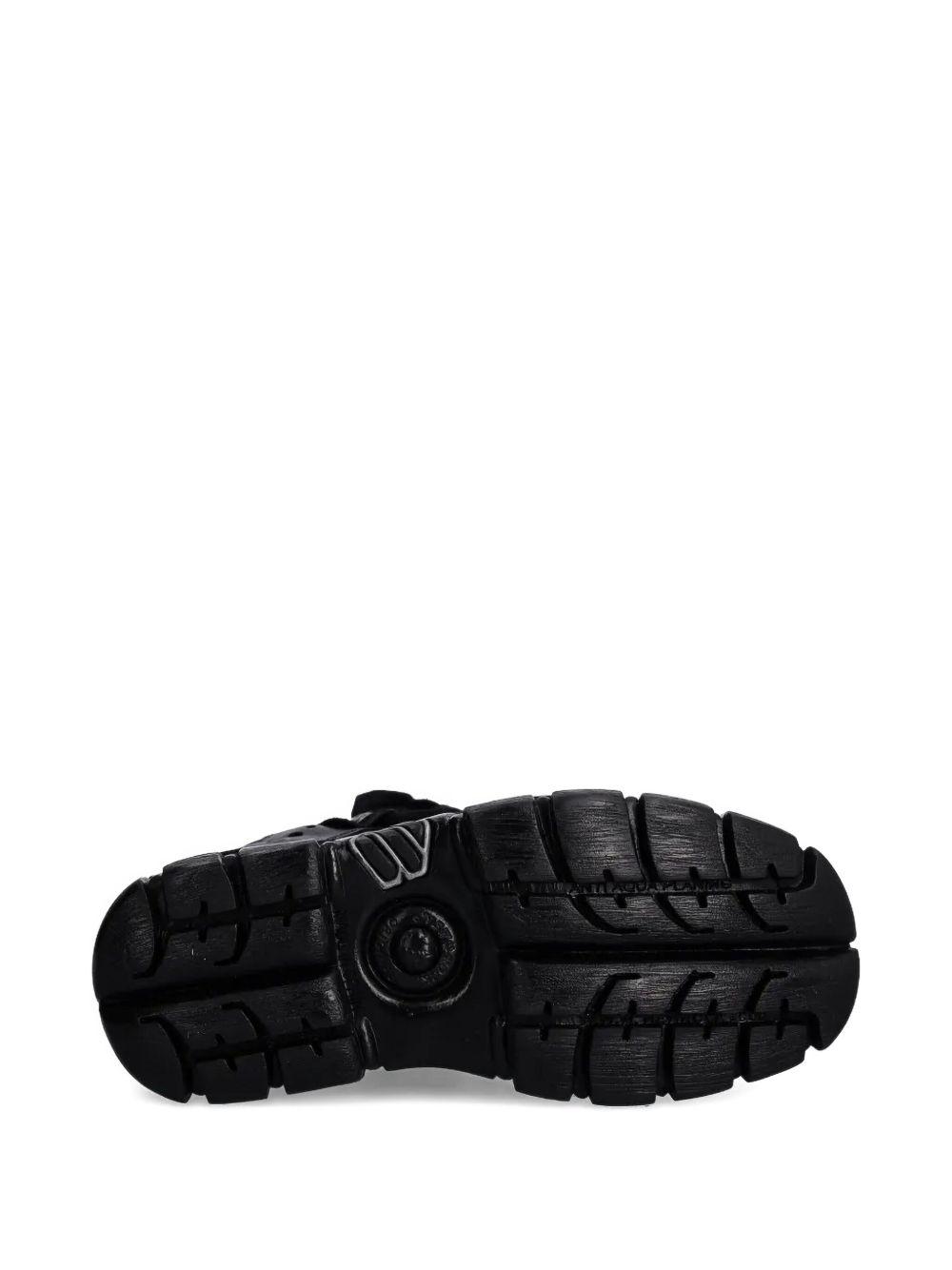 lace-up platform sneakers Product Image