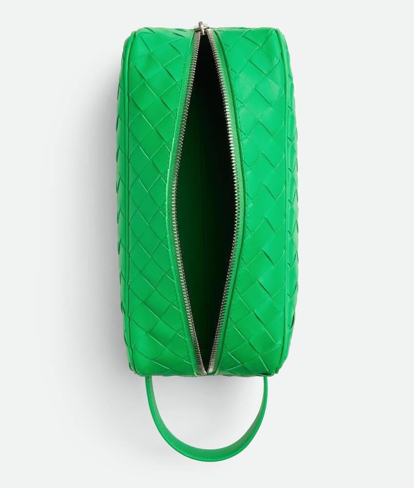 Men's Intrecciato Travel Pouch in Parakeet Product Image