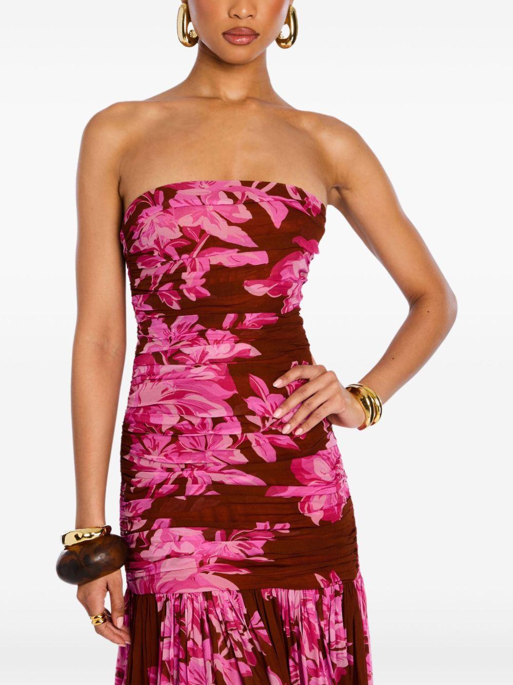 Teryn floral-ruffle maxi dress Product Image