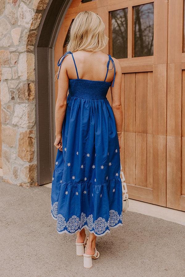 Tulum Cruise Embroidered Midi Dress Product Image