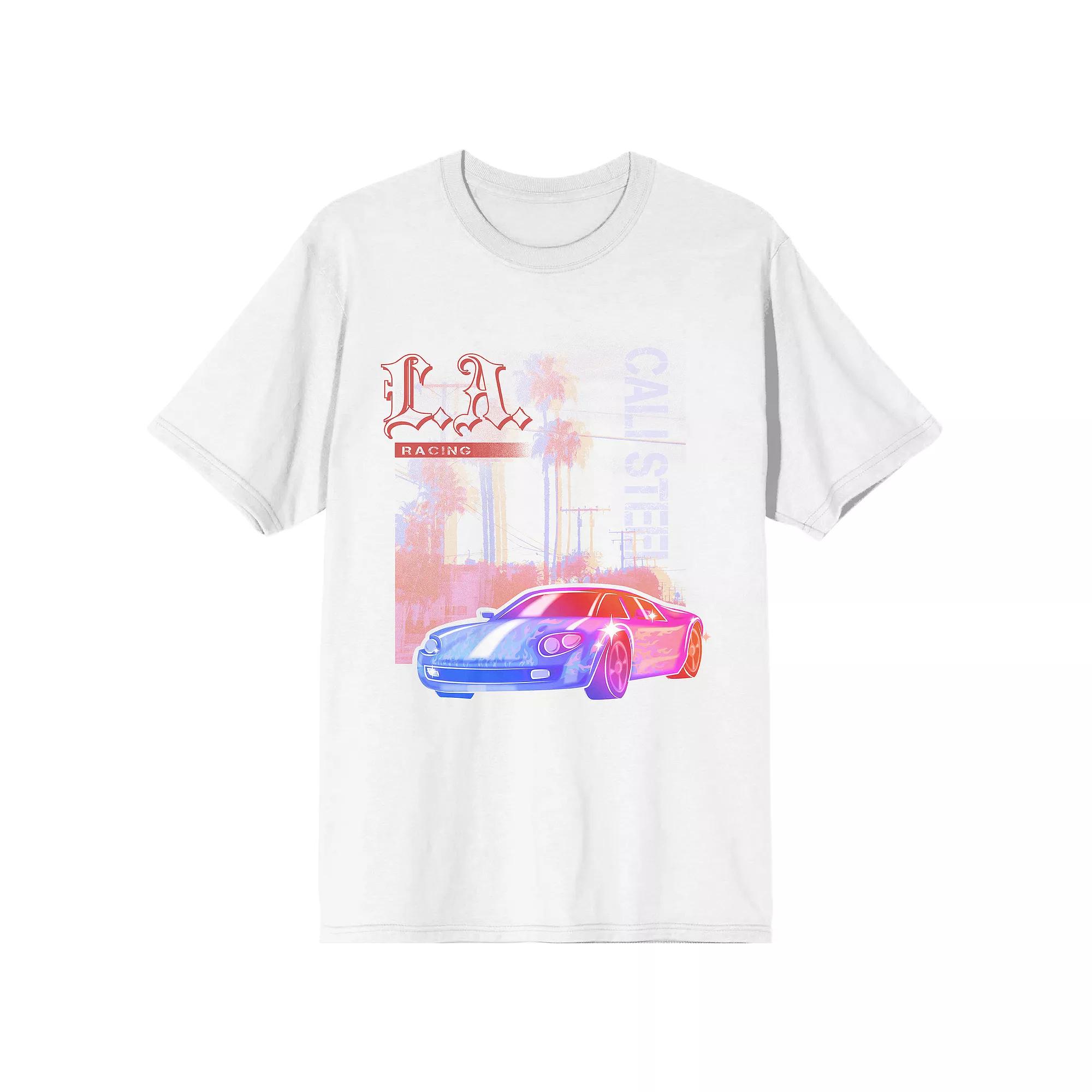 Men's Car Fanatic LA Cali Steel Graphic Tee,  Product Image