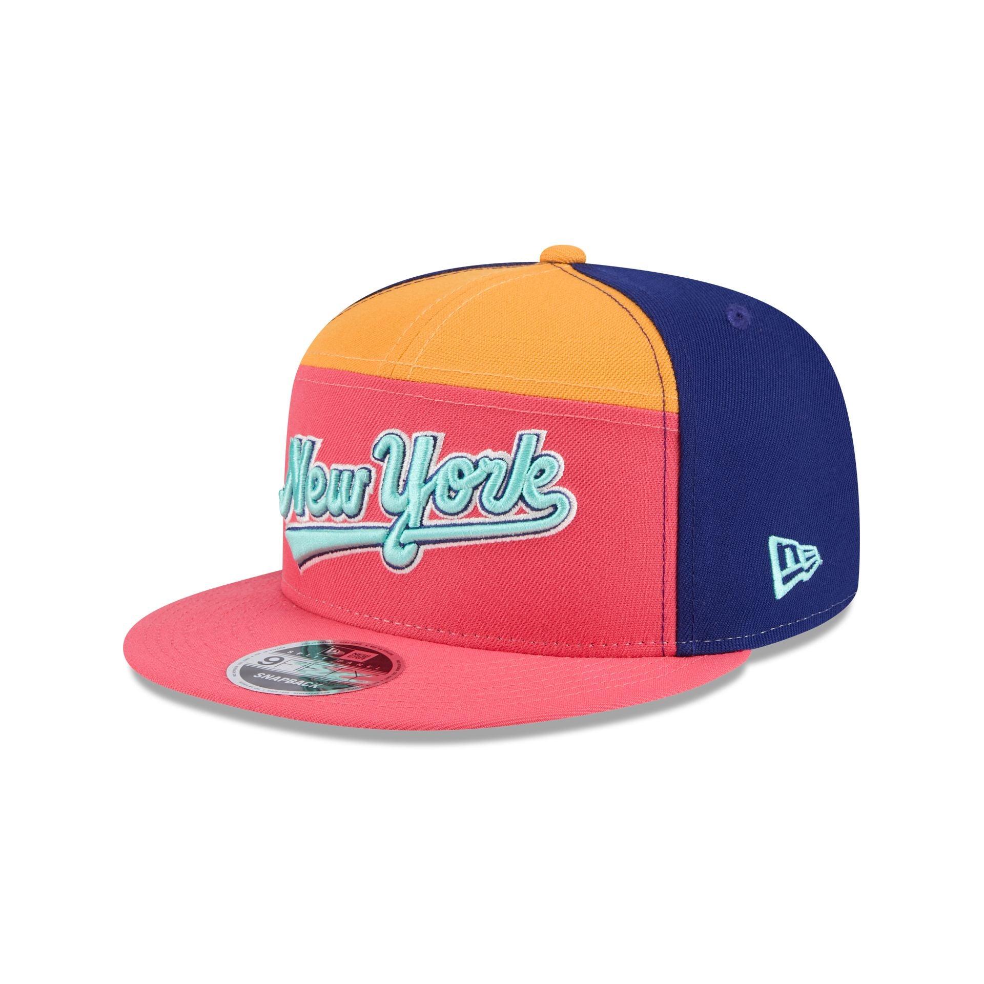 Athletics Coral Split Panel 9FIFTY Snapback Hat Male Product Image