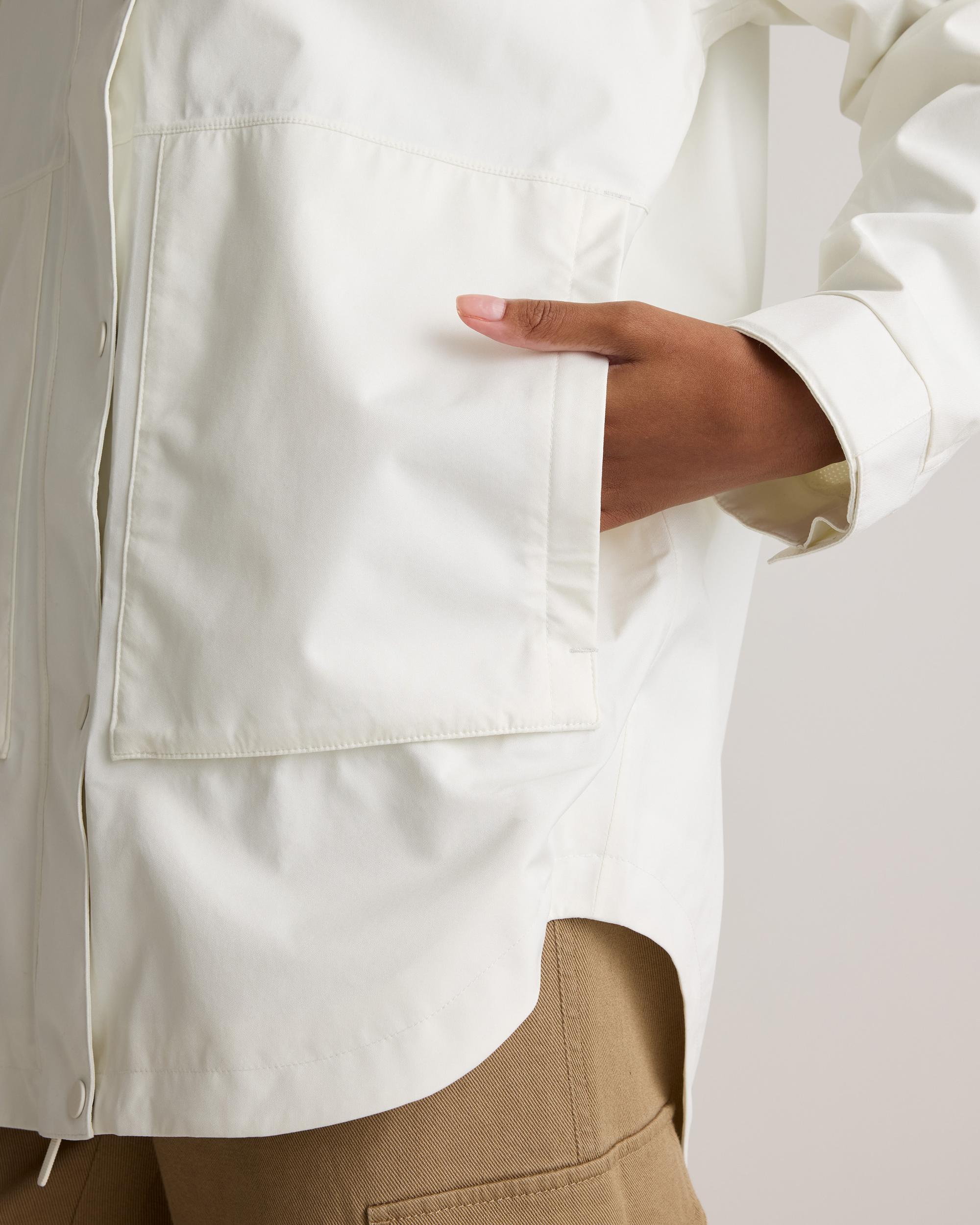 Quince | Women's Weatherproof Oversized Rain Jacket Polyester/Recycled Polyester Blend Product Image