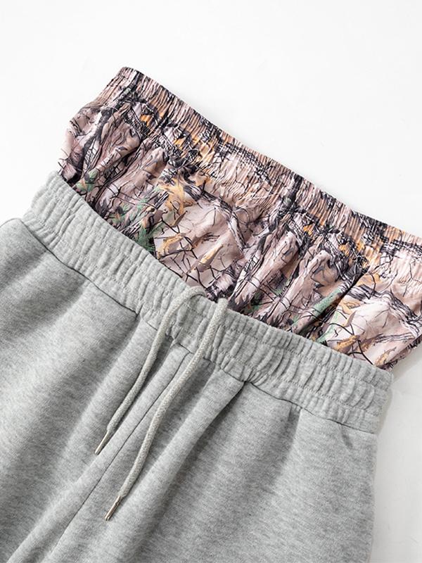 Waistband Stitching Sweatpants Product Image