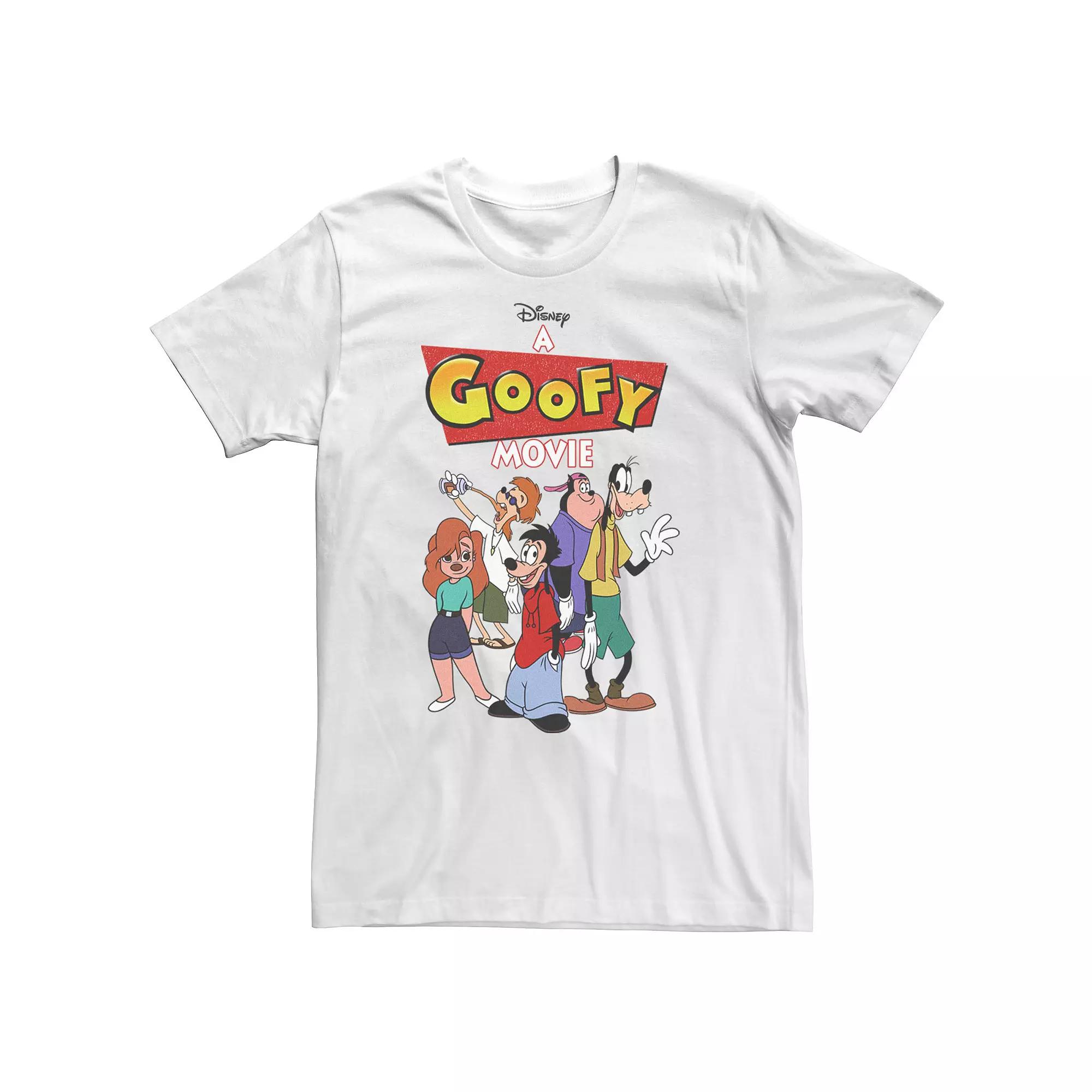 Big & Tall Disney A Goofy Movie Group Shot Logo Tee, Men's,  Product Image