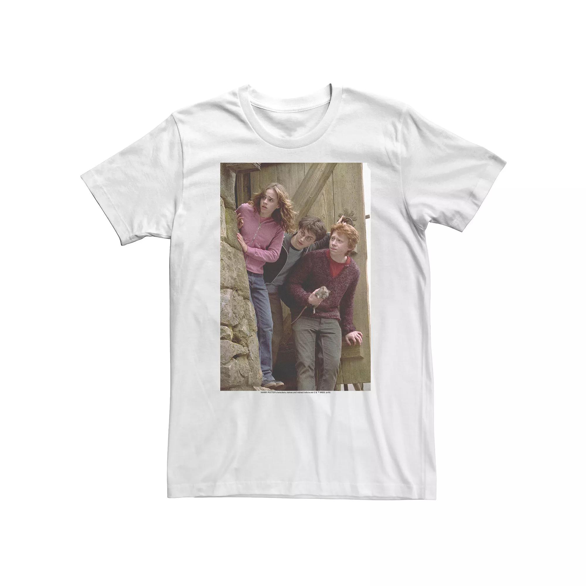 Big & Tall Harry Potter Sneaking Around Group Shot Poster Tee, Men's, Size: XXL Tall, White Product Image