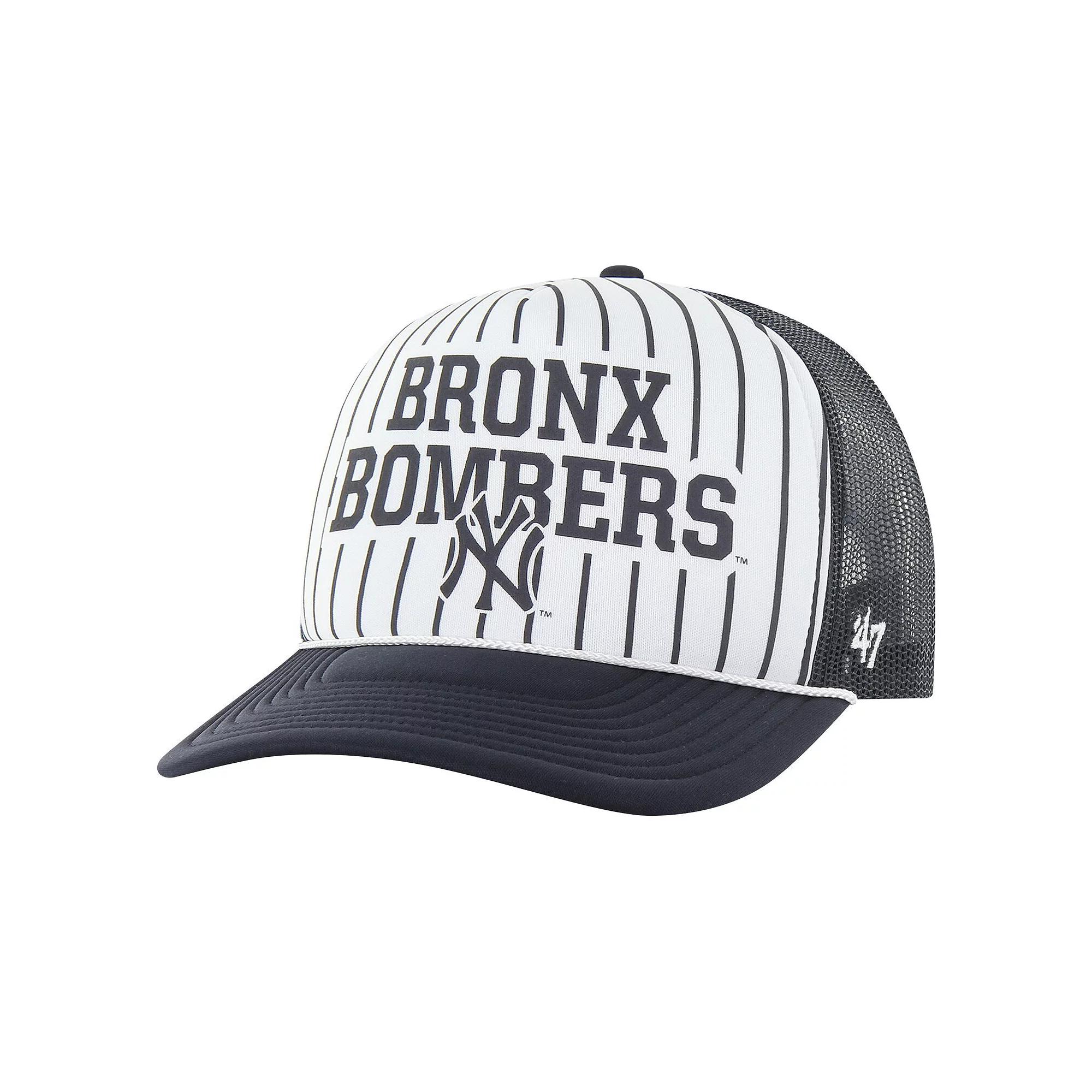 Men's '47 Navy New York Yankees Retro Region Foam Trucker Adjustable Hat, Blue Product Image