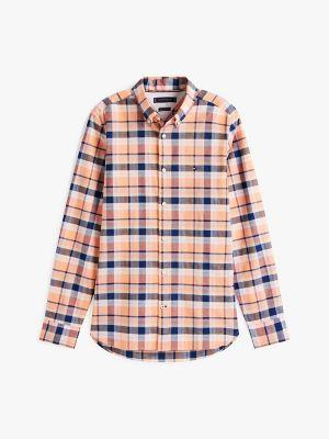 Slim Fit Plaid Oxford Stretch Shirt Product Image
