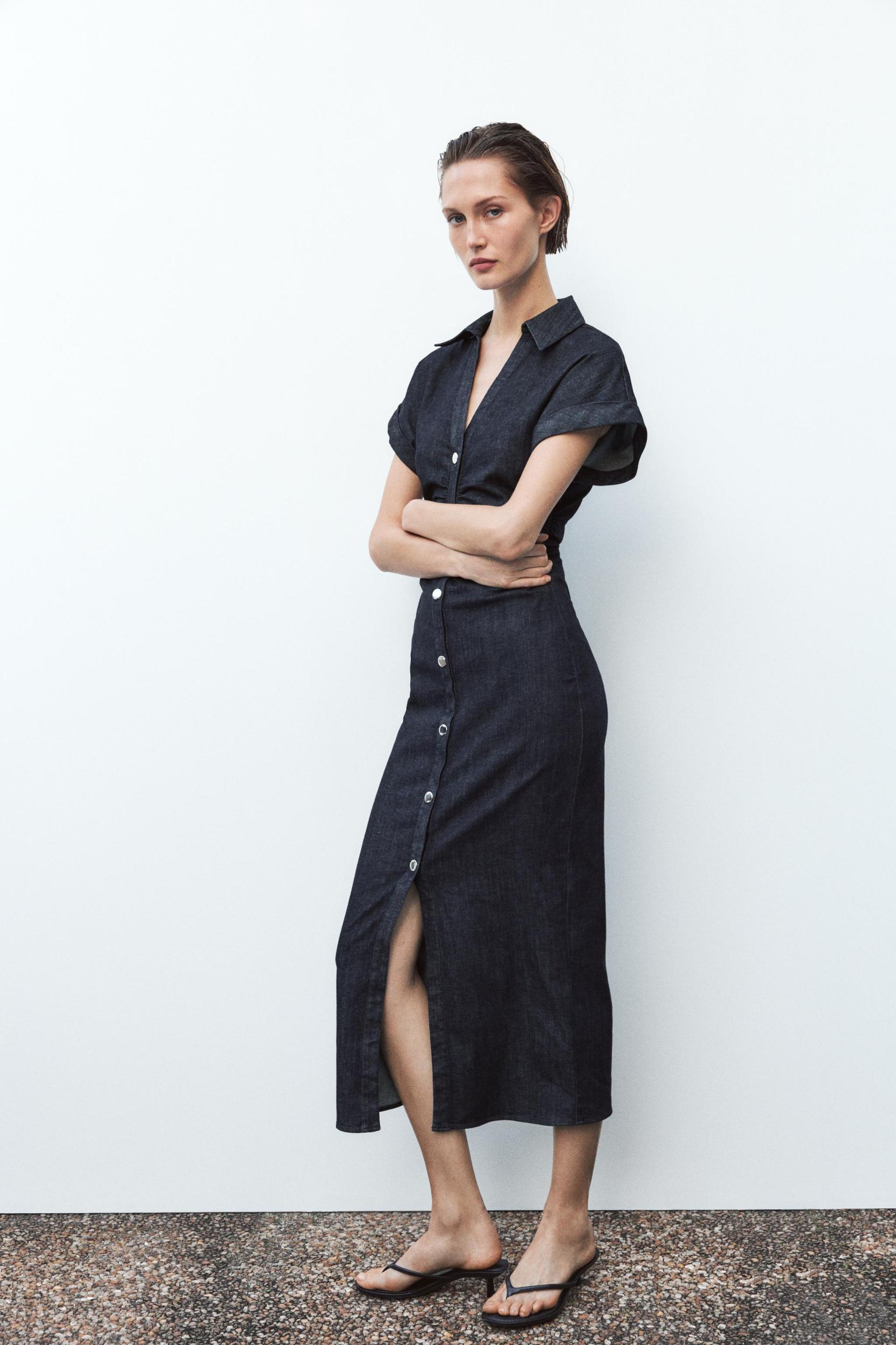 Z1975 DENIM MIDI DRESS Product Image