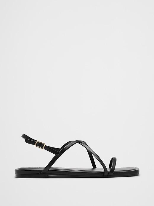 Vegan Leather Strappy Sandal Product Image