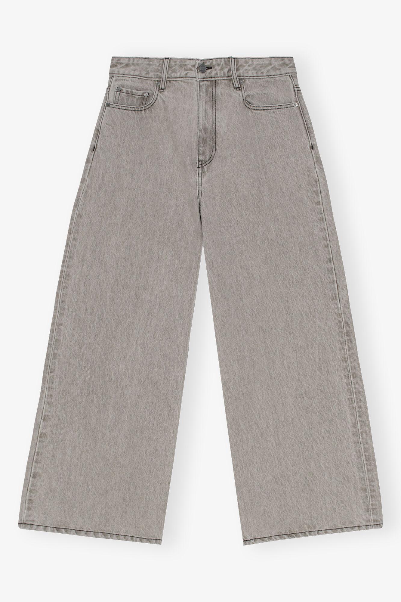 Grey Future Denim Wide Jeans Product Image