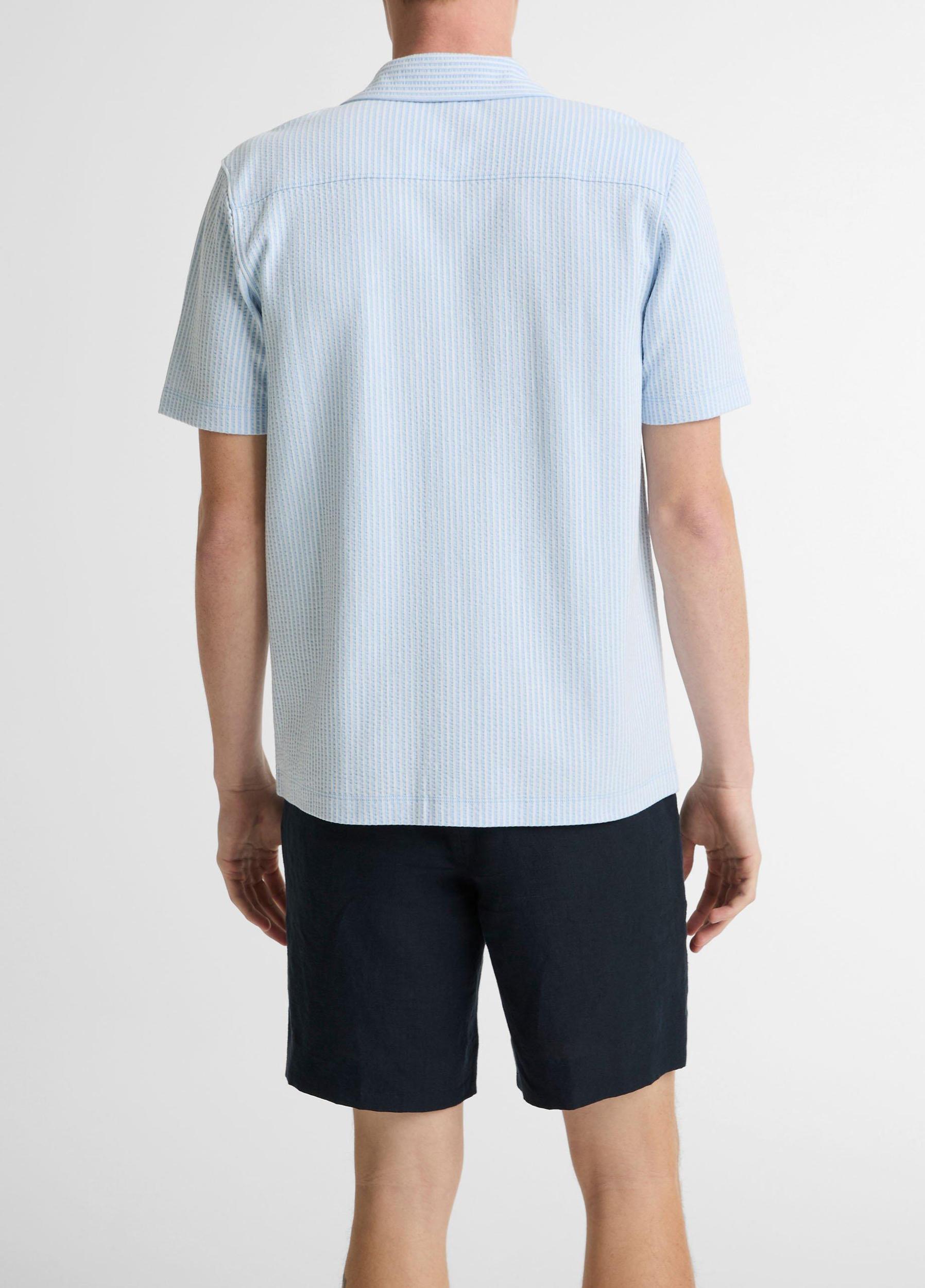 Seersucker Stripe Stretch-Cotton Cabana Shirt Product Image