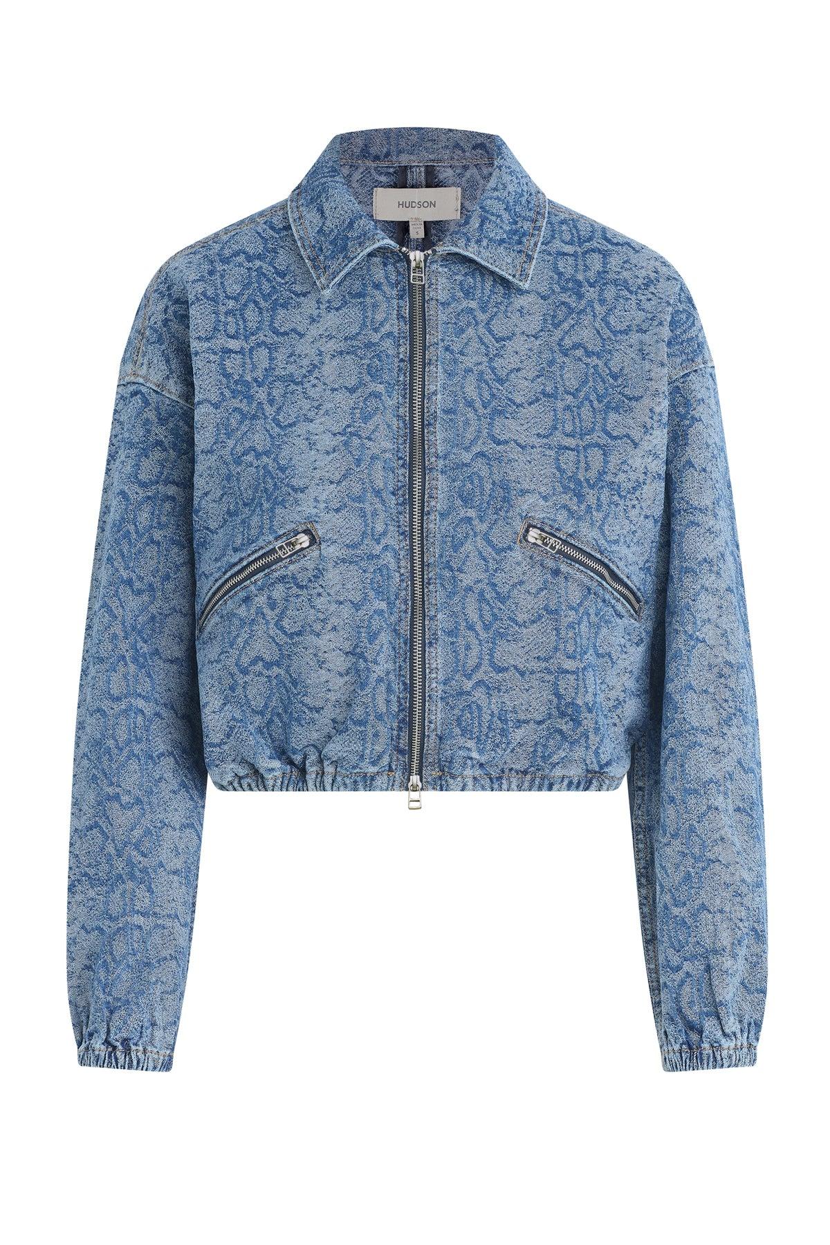 Cropped Zip Up Jacket Female Product Image