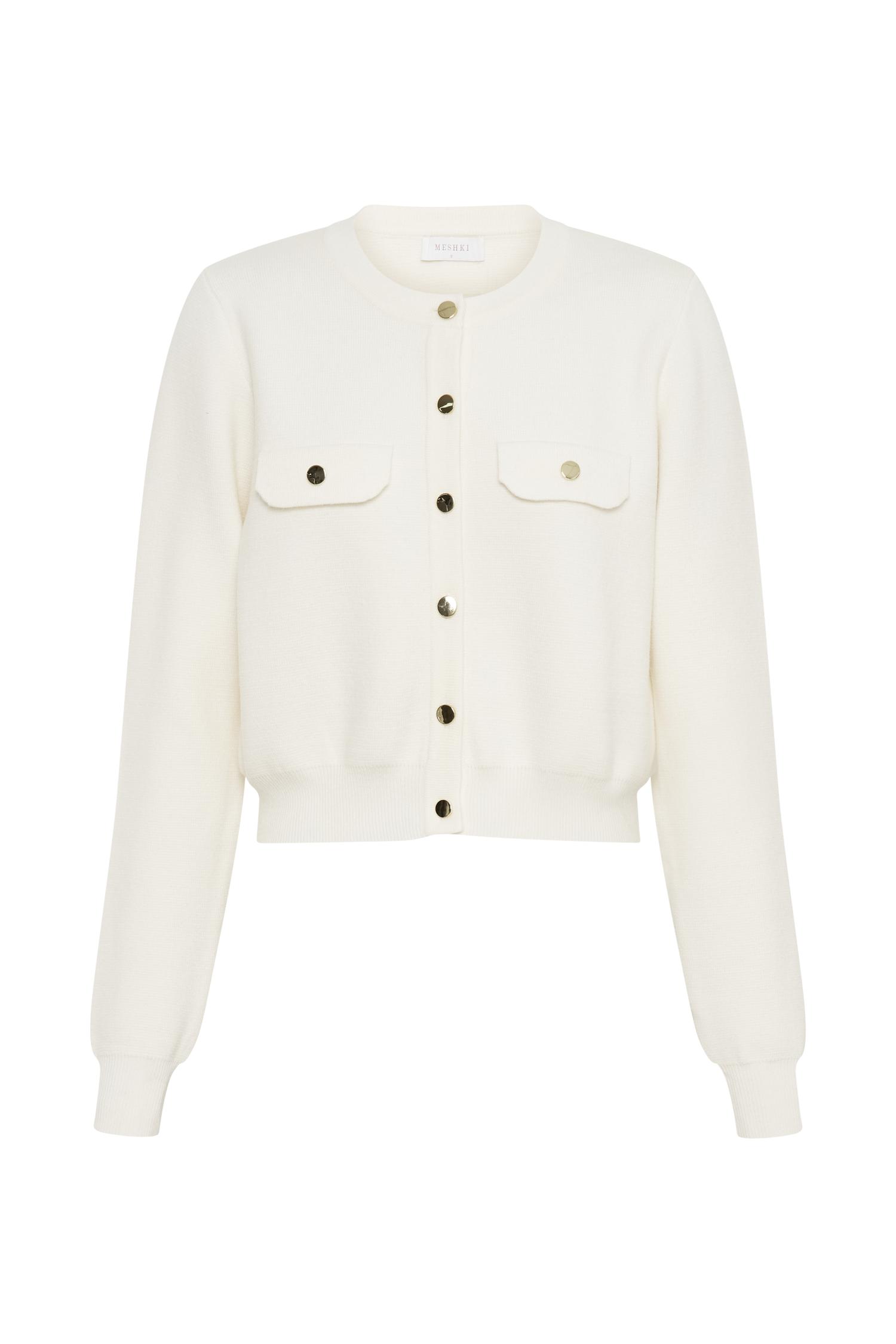 Tabitha Knit Cardigan - Ivory Product Image