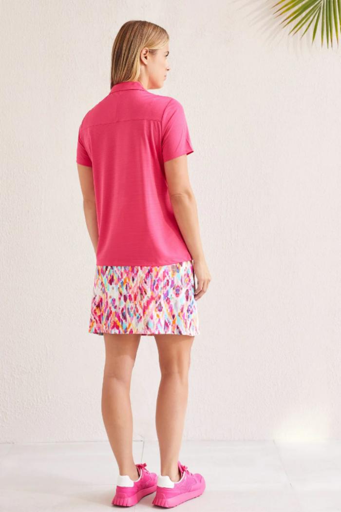 Shadow Stripe Polo Top Product Image