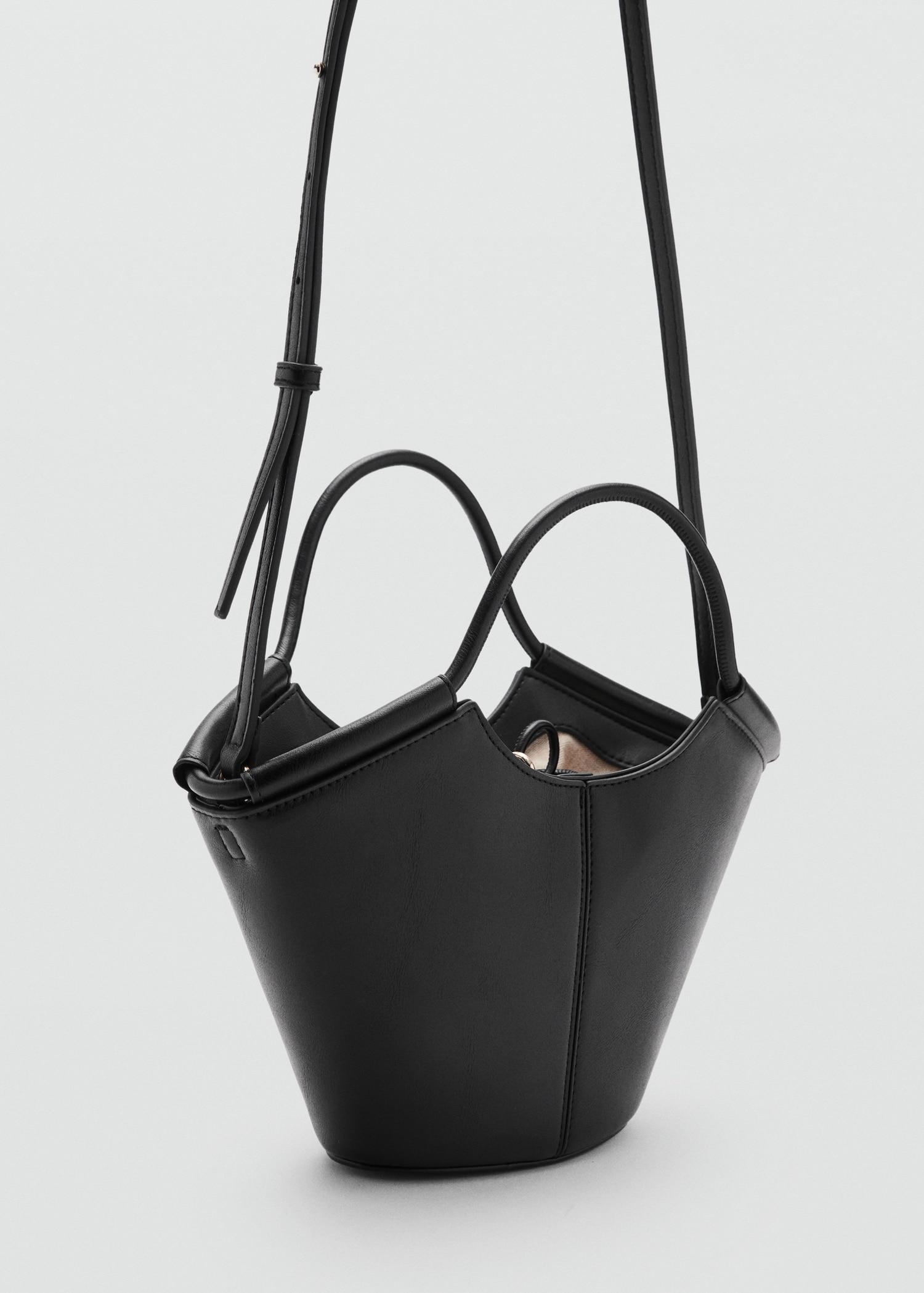 Mini shopper-style shoulder bag - Women | MANGO USA Product Image