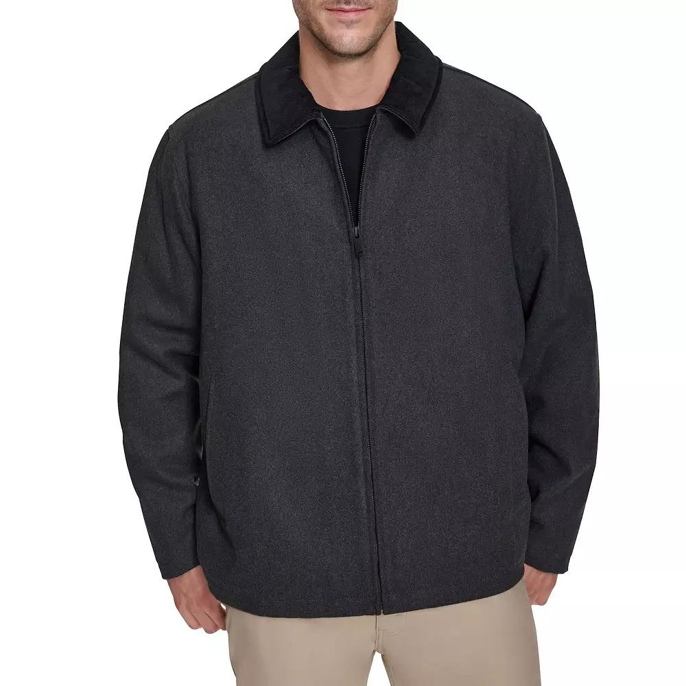 Big & Tall Dockers® Corduroy Collar Short Wool Coat, Men's,  Product Image